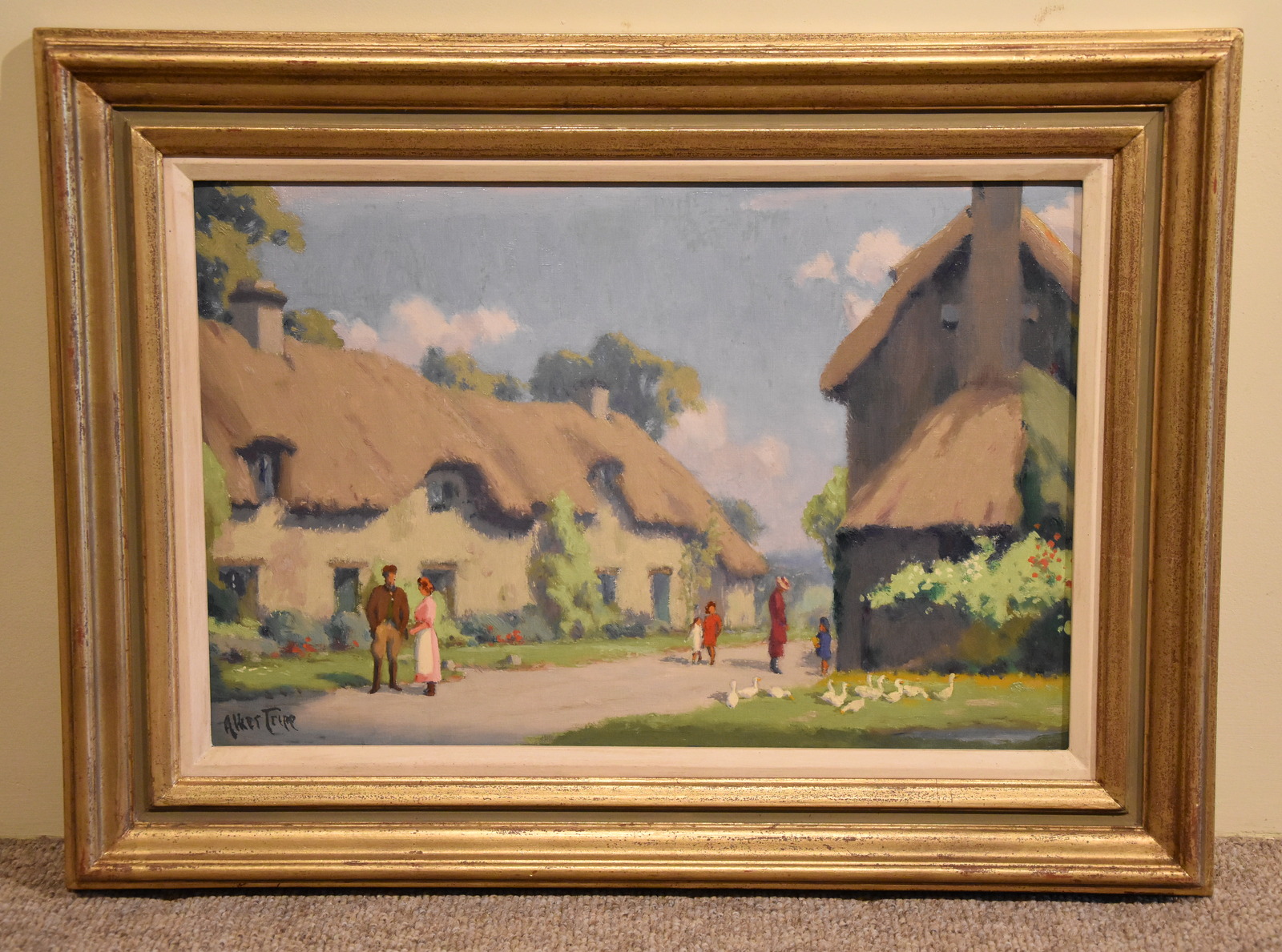 'A Village High Street' by Sir Herbert Tripp (1 of 5)