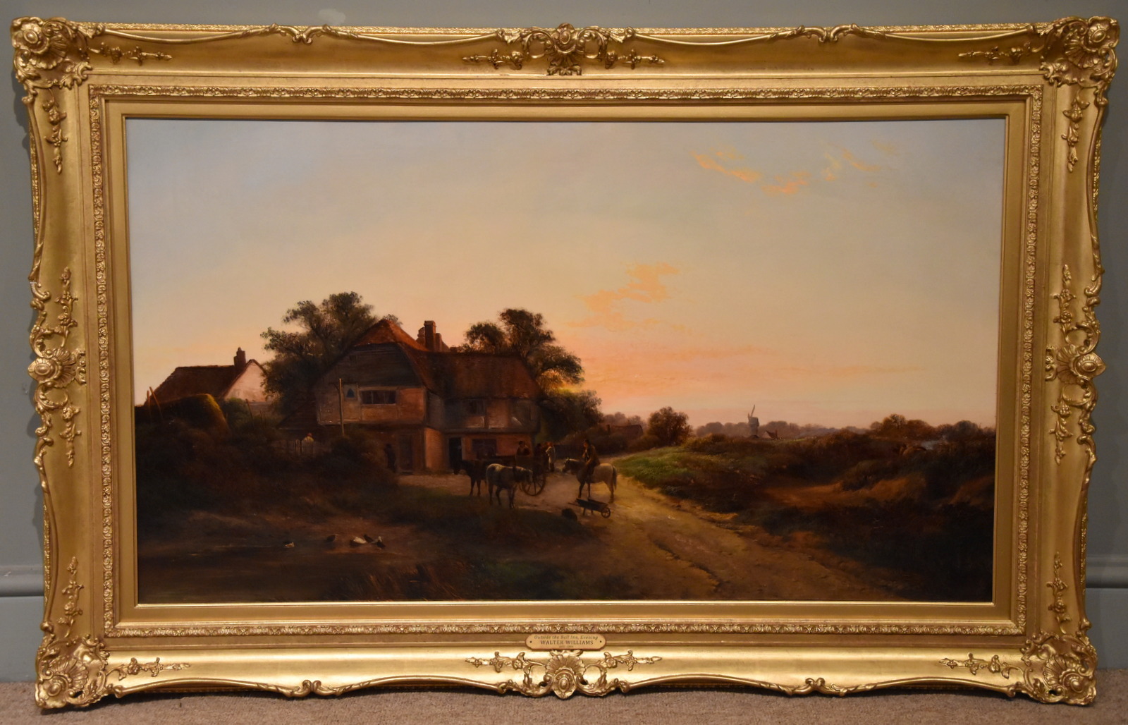 'Outside the Bell Inn' by Walter Williams (1 of 5)