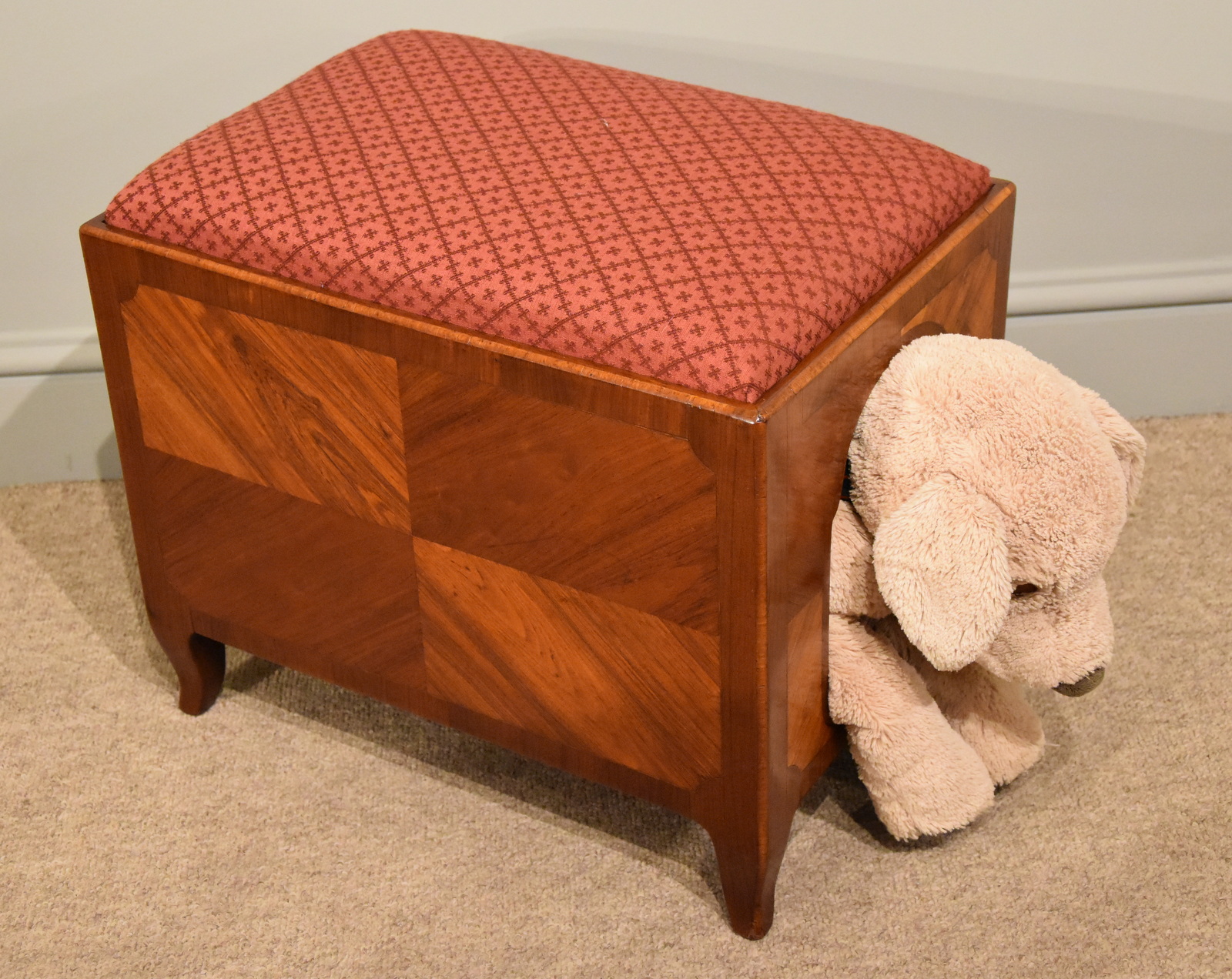 Unusual Kingwood French Dog Kennel / Stool c.1860 (1 of 5)