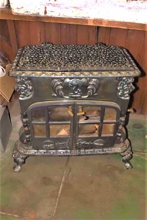 Log Burner Vintage Decorative Stove - DM / LA91814 | LoveAntiques.com