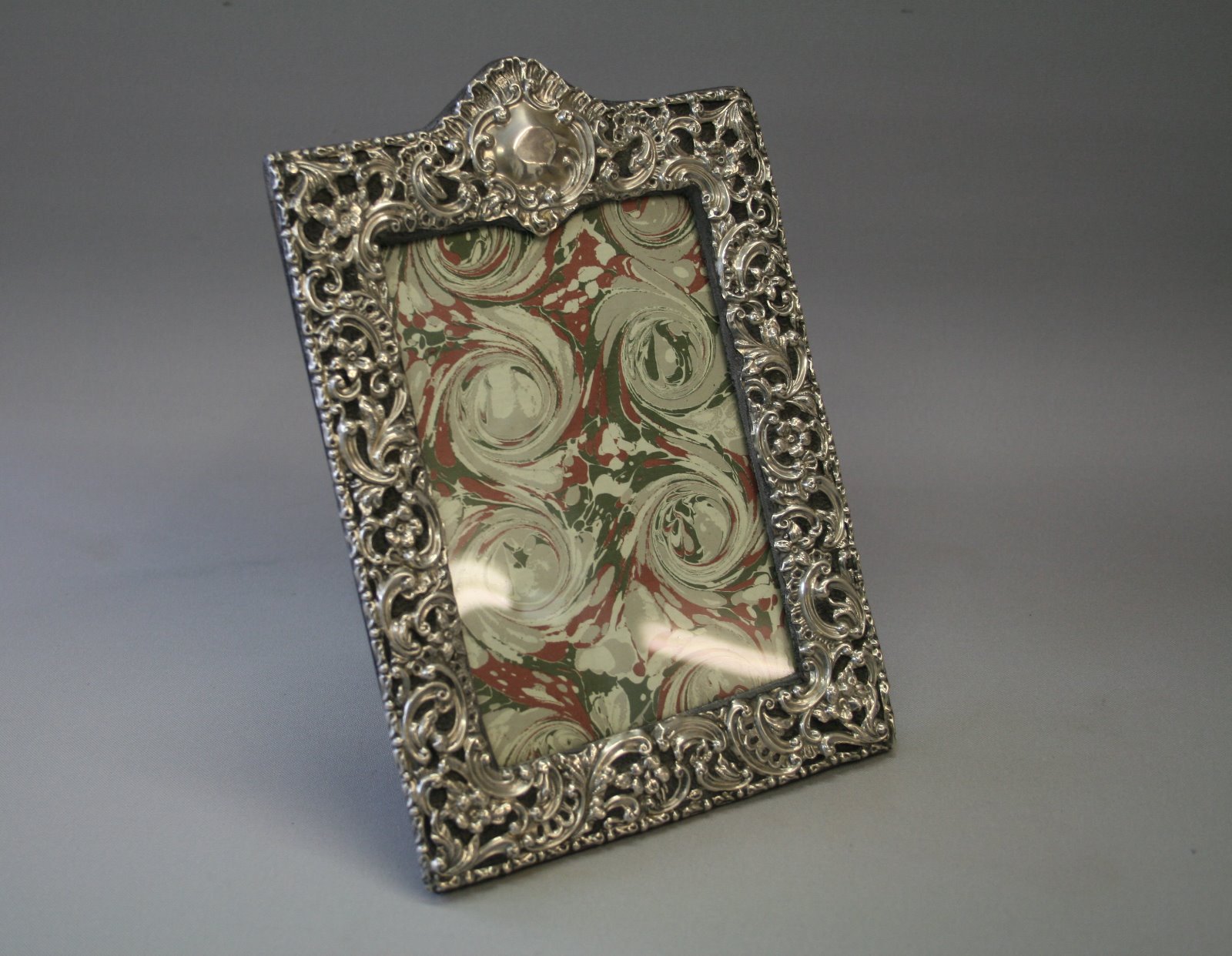 Large Rectangular Repousse Silver Picture Frame (1 of 1) Large Rectangular Repousse Silver Picture Frame (1 of 1)