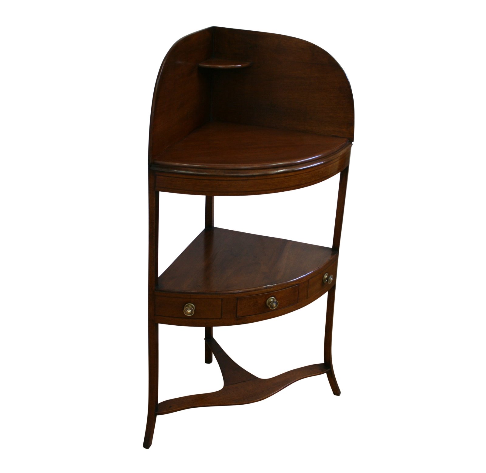 Georgian Mahogany Corner Washstand (1 of 3)