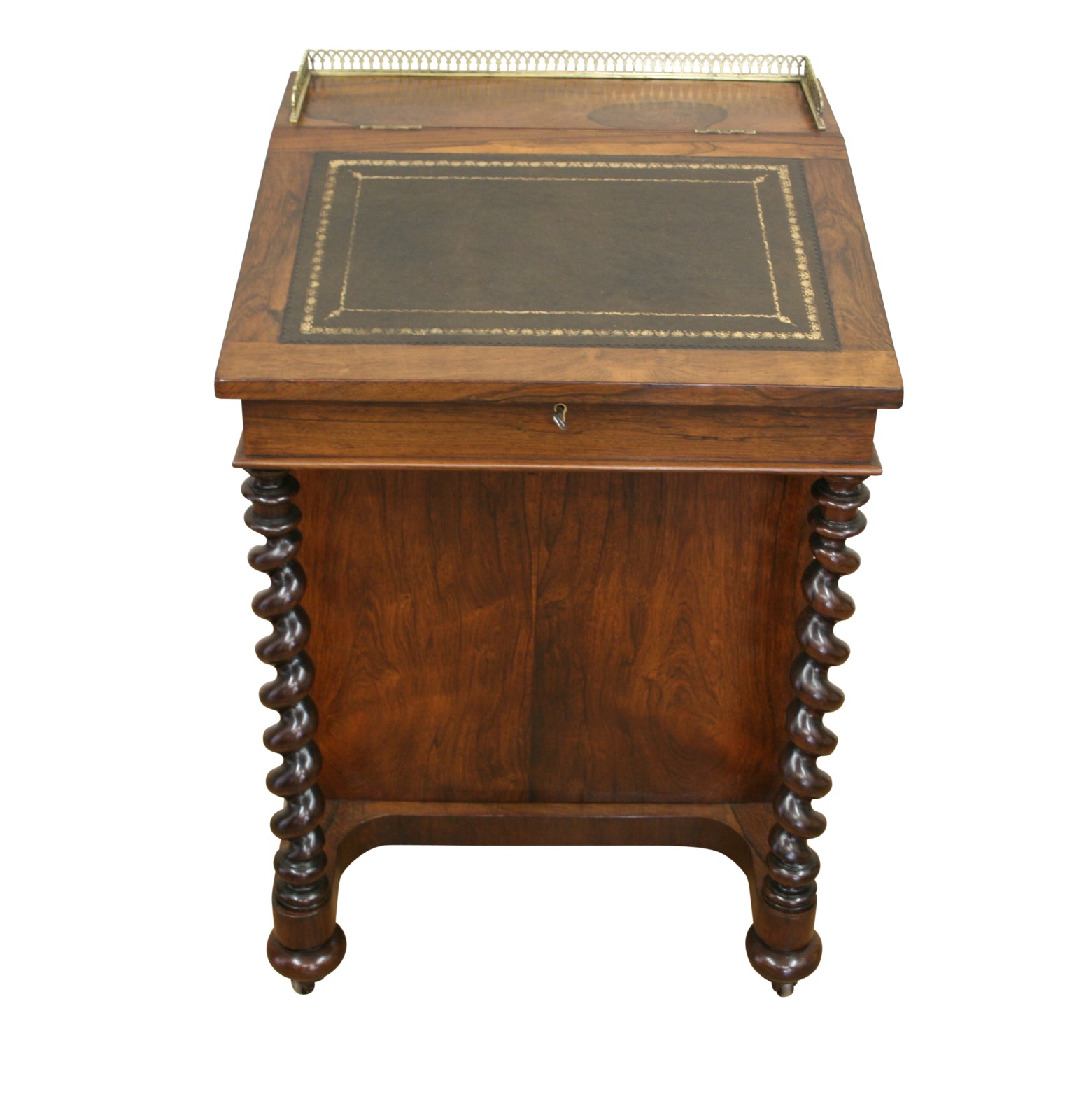 Victorian Rosewood Davenport (1 of 6)