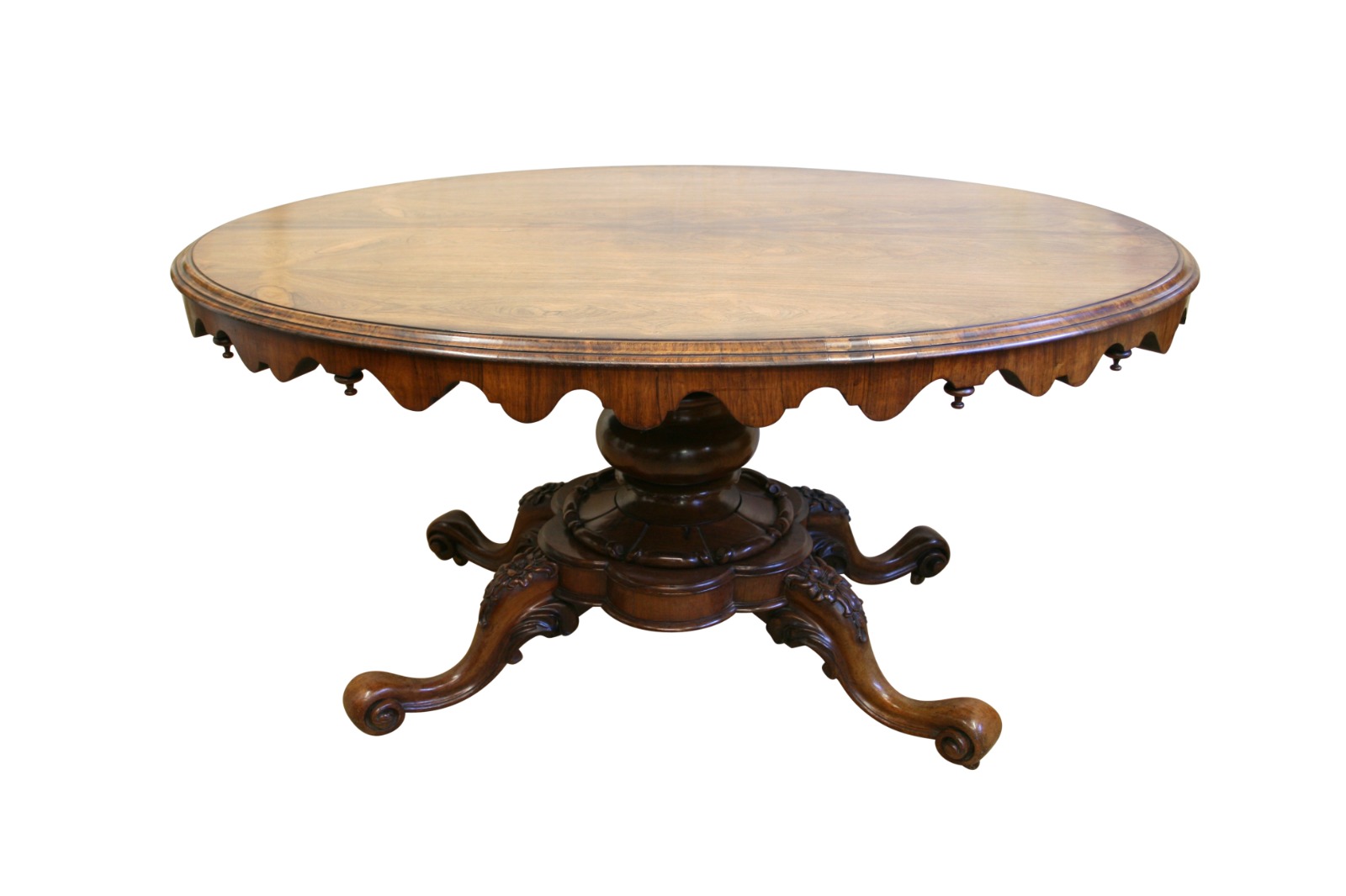 Victorian Rosewood Loo Table (1 of 10)