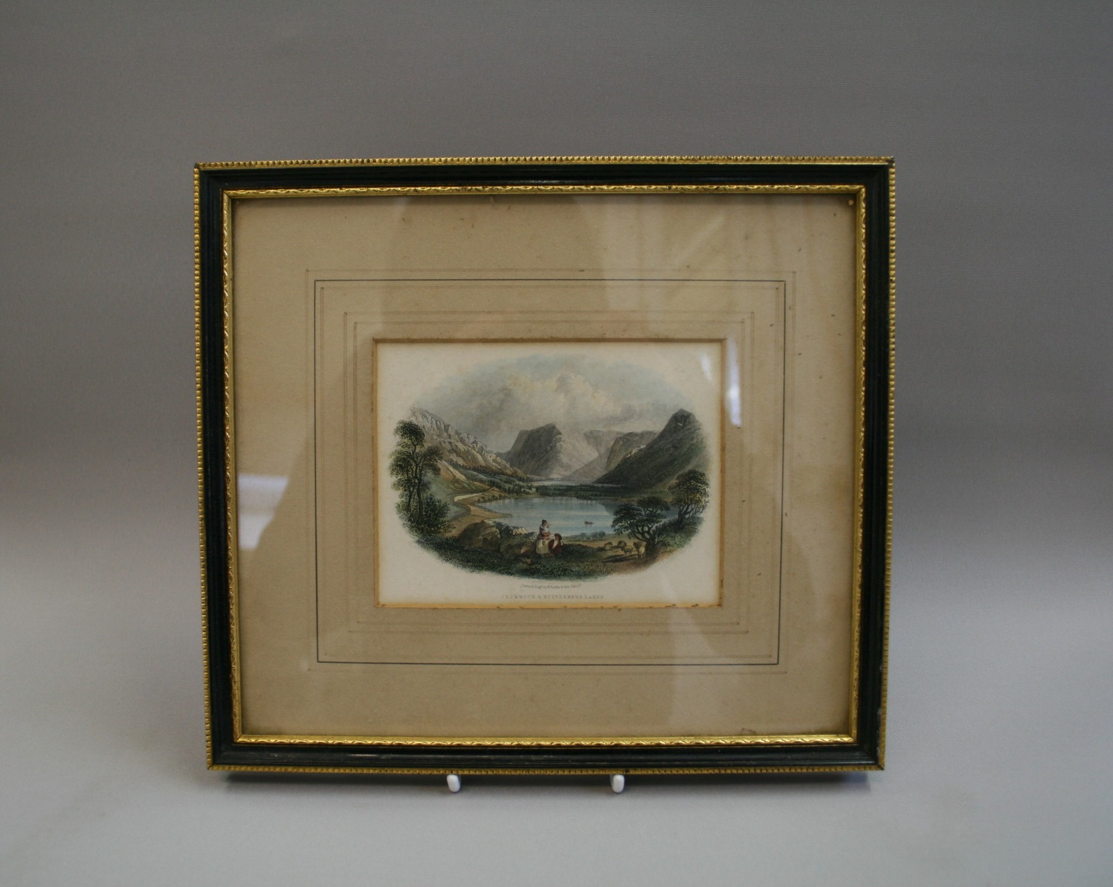 19th Century Vignette View of Crummock & Buttermere Lakes (1 of 3)