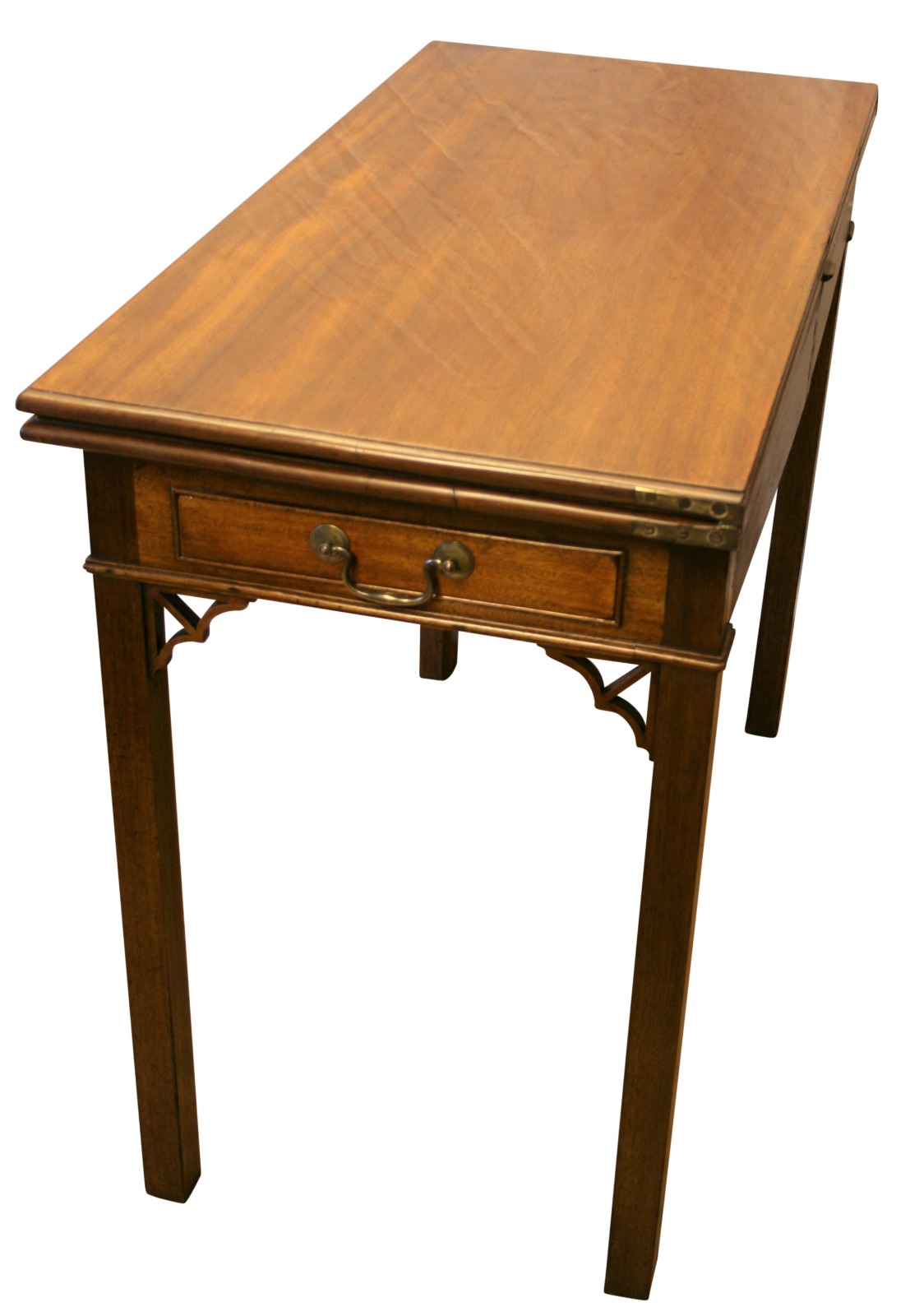 Georgian Mahogany Fold Over Tea Table (1 of 4)