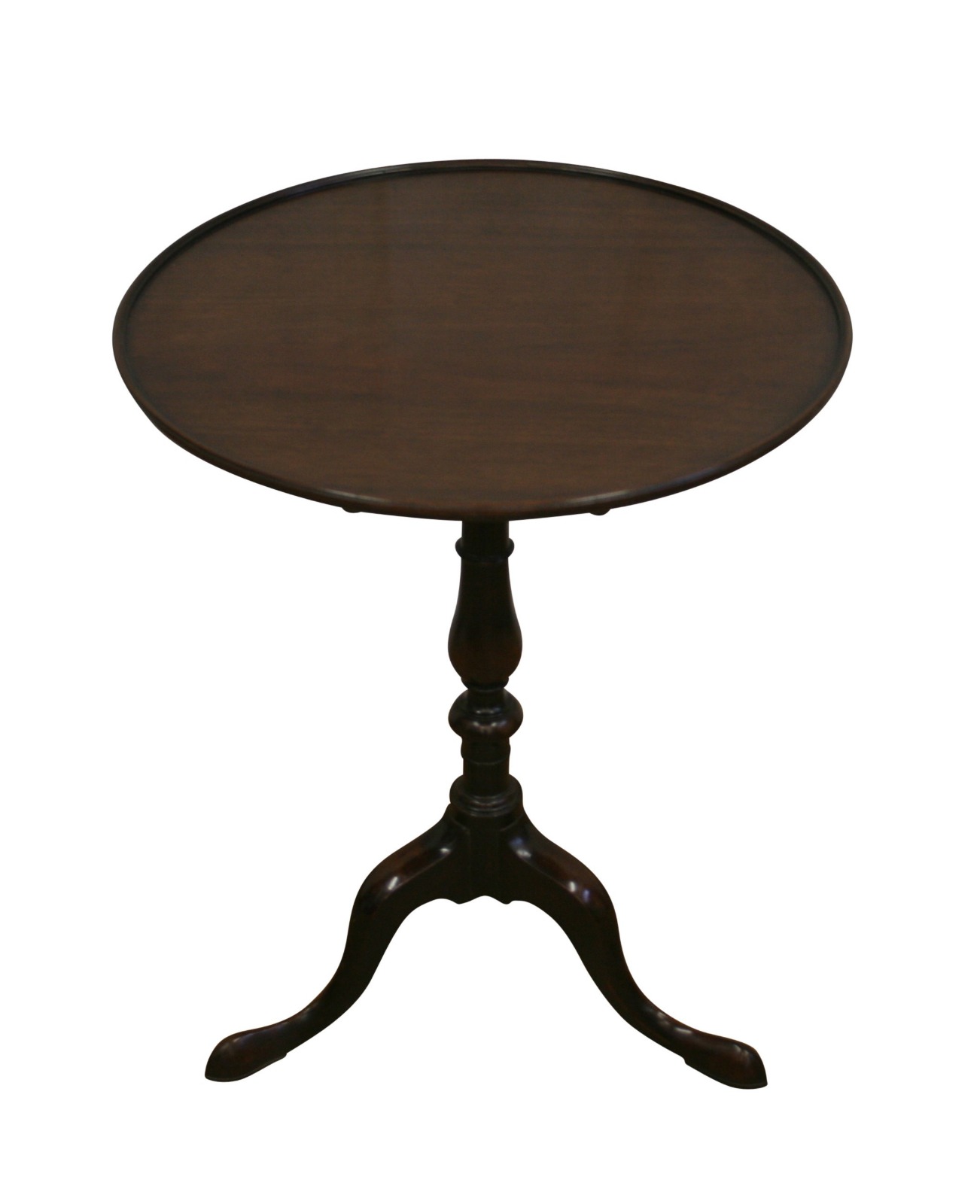 Georgian Mahogany Tray-Top Tripod Table (1 of 4)