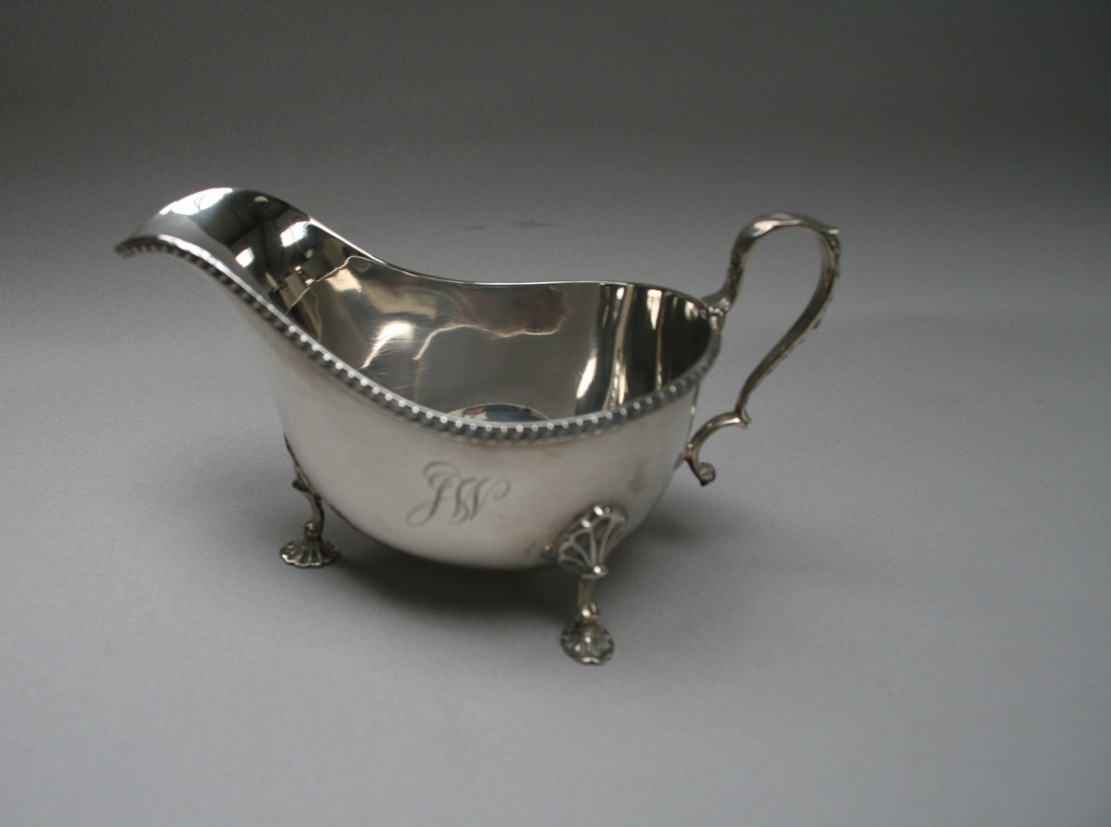 Dainty Silver Sauce Boat 1906 (1 of 1)