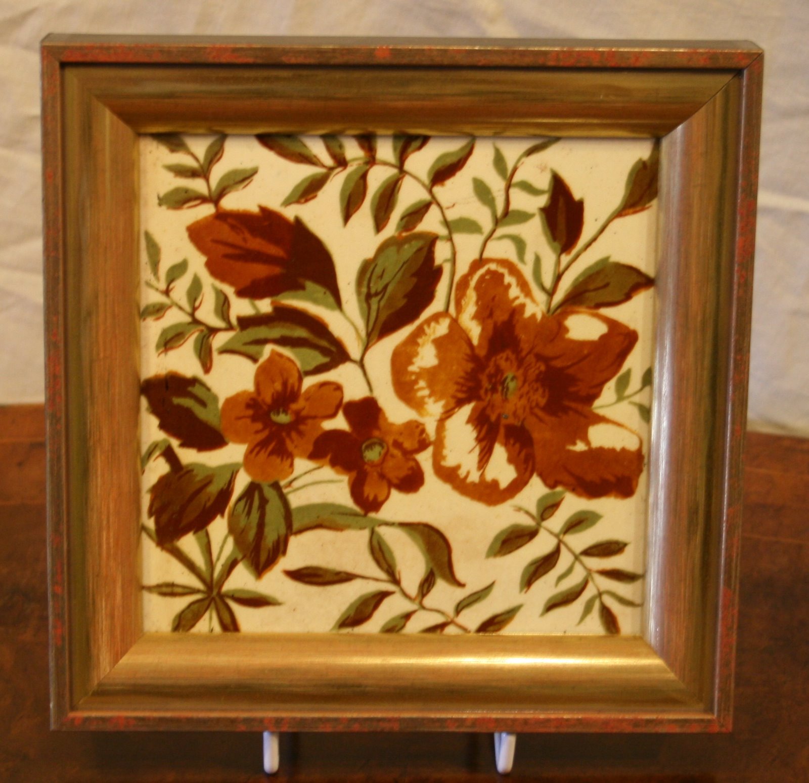 Victorian Tile with Floral Print (1 of 1)