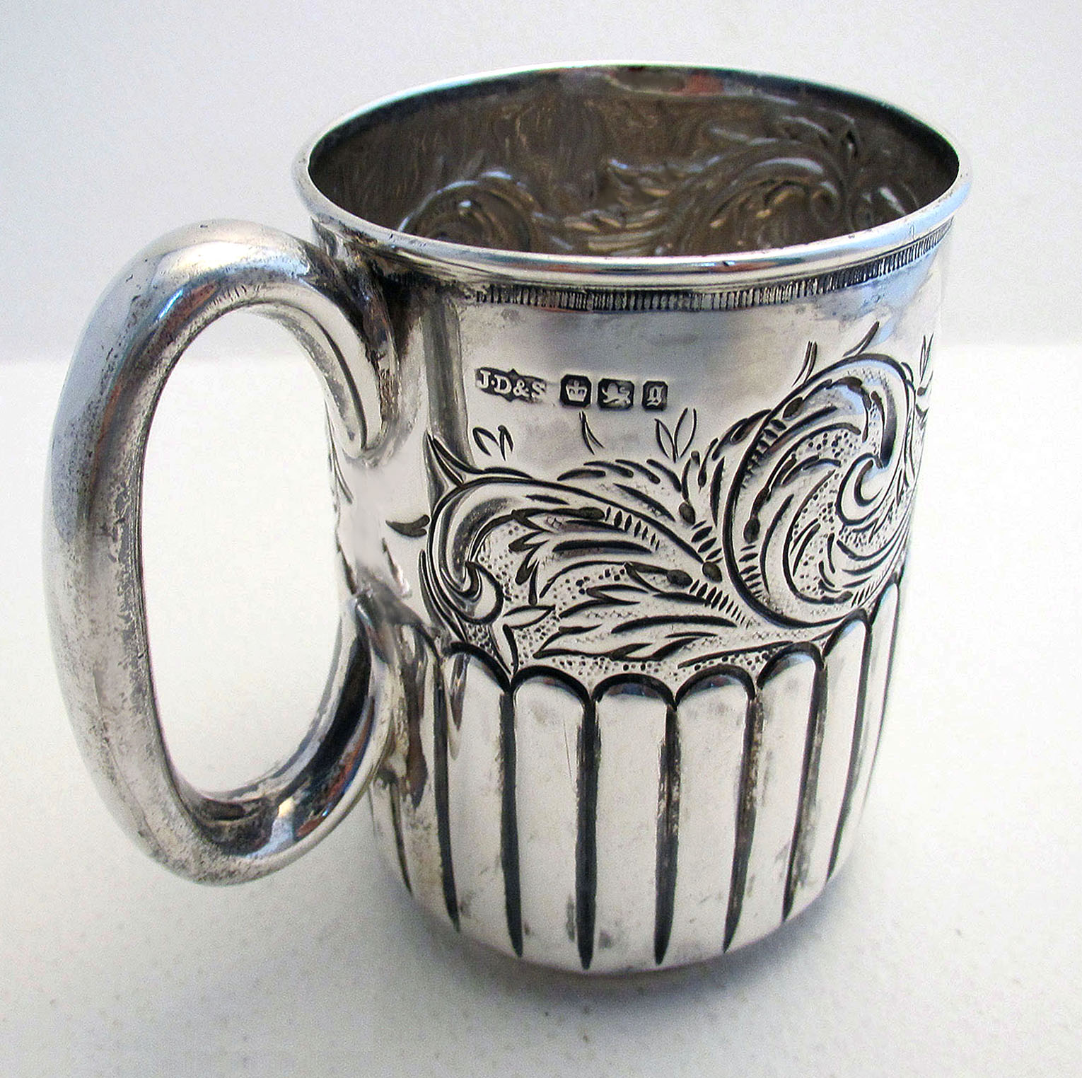 Antique Victorian Solid Sterling Silver Christening Childs Cup Mug English Sheffield 1899 (1 of 1) Antique Victorian Solid Sterling Silver Christening Childs Cup Mug English Sheffield 1899 (1 of 1)