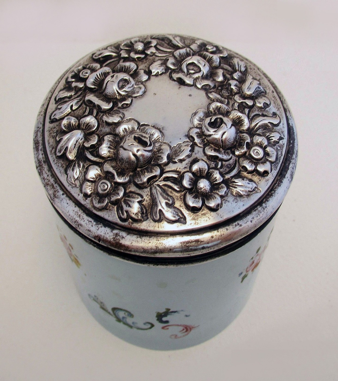 Rare Austrian Antique Silver Top Lidded & Glass Dressing Table Storage Bottle / Box / Jar / Pot / Container (Pre Austro Hungarian). 19Th-Century (1 of 1) Rare Austrian Antique Silver Top Lidded & Glass Dressing Table Storage Bottle / Box / Jar / Pot / Container (Pre Austro Hungarian). 19Th-Century (1 of 1)