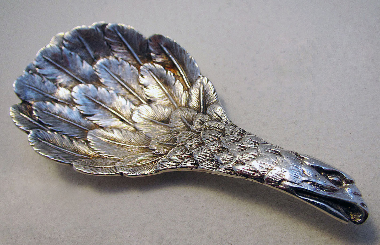 Top Quality Eagles Wing 1968 Solid Sterling Silver Novelty English Tea Caddy Spoon, C J Vander (1 of 1) Top Quality Eagles Wing 1968 Solid Sterling Silver Novelty English Tea Caddy Spoon, C J Vander (1 of 1)
