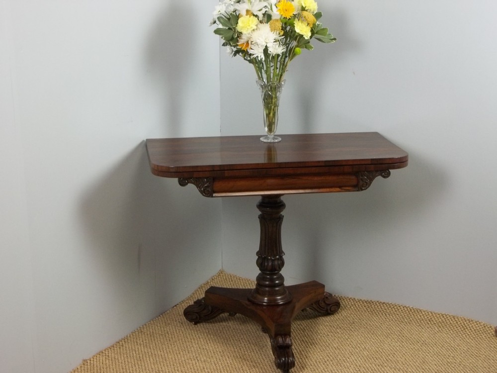 Rosewood Games Card Lamp Sofa Hall Side Fold Over Console Pier Table (1 of 1) Rosewood Games Card Lamp Sofa Hall Side Fold Over Console Pier Table (1 of 1)