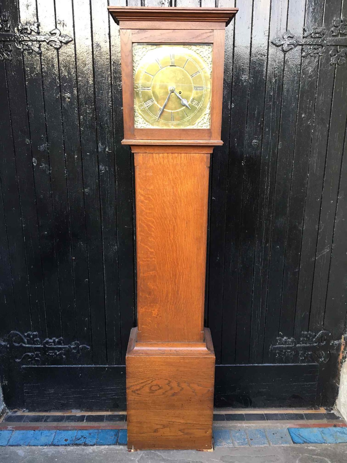 18th Century Brass Longcase Grandfather Clock 222 / LA116244