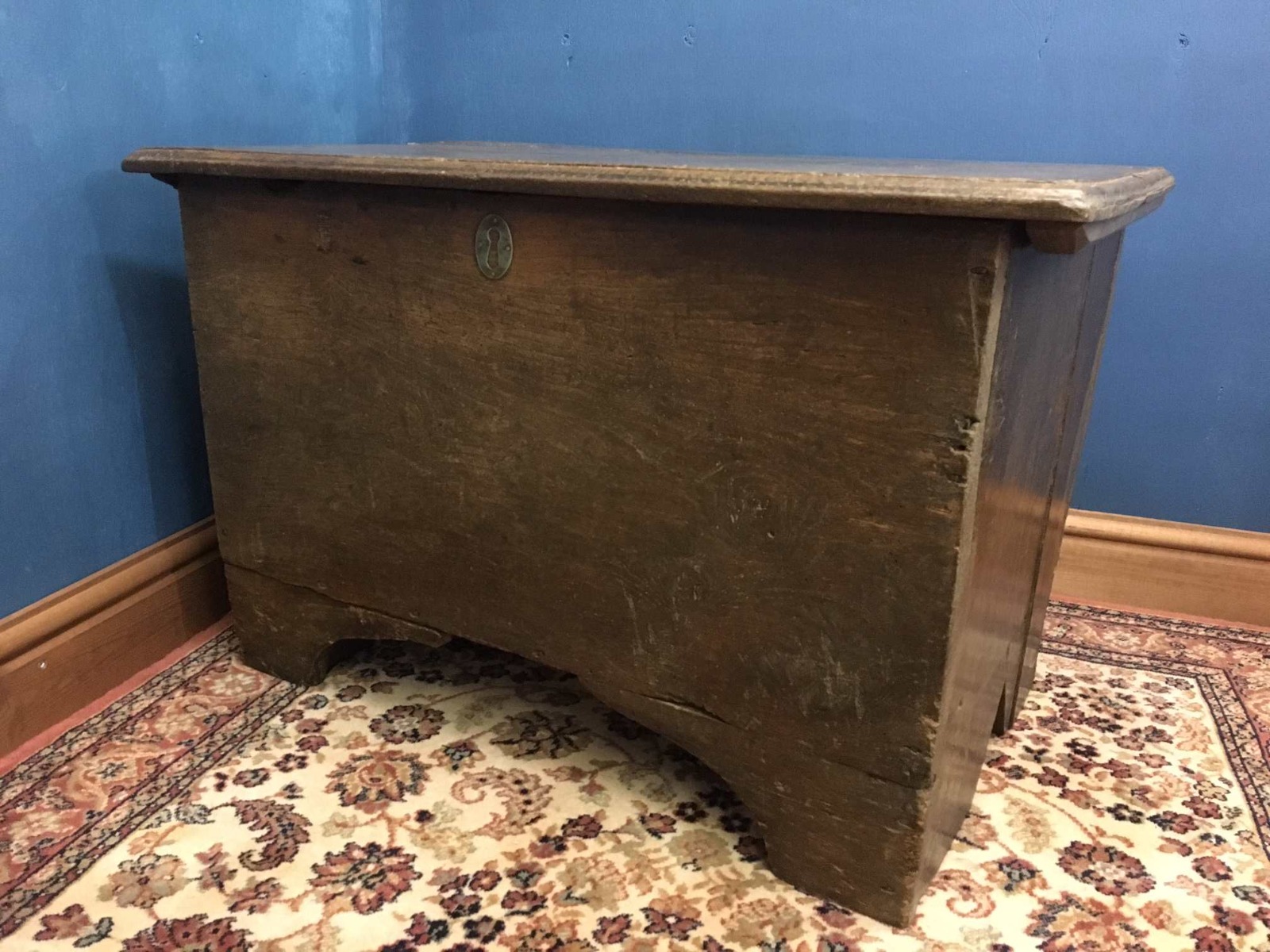 Small 18th Century Welsh Oak Coffer or Mule Chest (1 of 1) Small 18th Century Welsh Oak Coffer or Mule Chest (1 of 1)