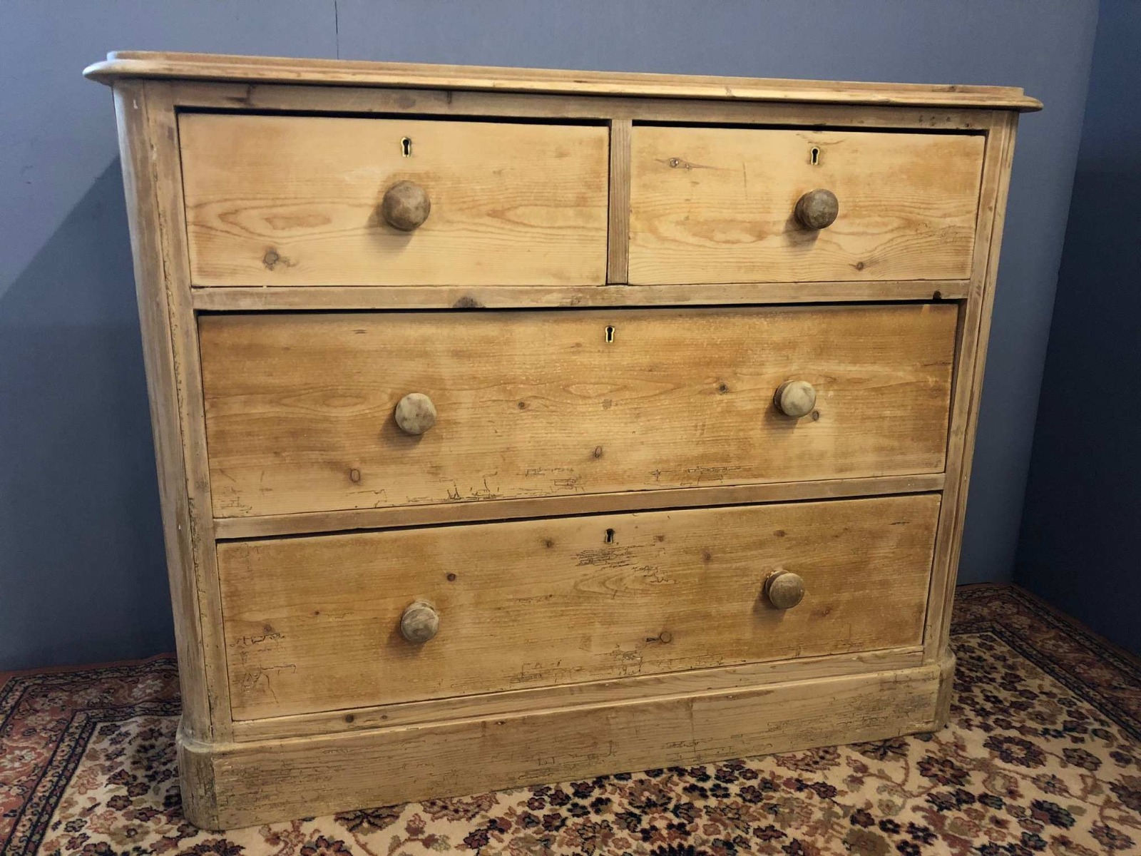 Victorian Antique Stripped Pine Chest of Drawers (1 of 1) Victorian Antique Stripped Pine Chest of Drawers (1 of 1)