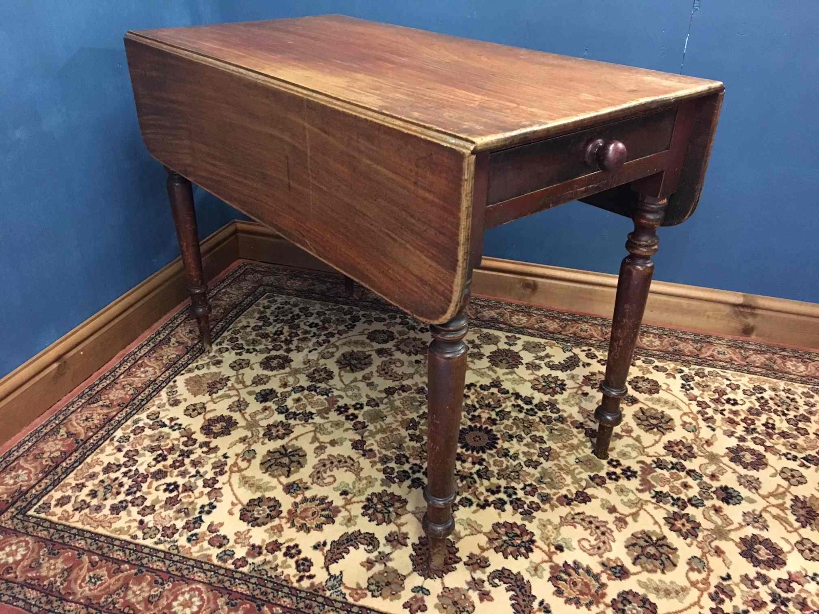 Early Welsh Oak Pembroke Table with Drop Leaf Sides (1 of 1) Early Welsh Oak Pembroke Table with Drop Leaf Sides (1 of 1)