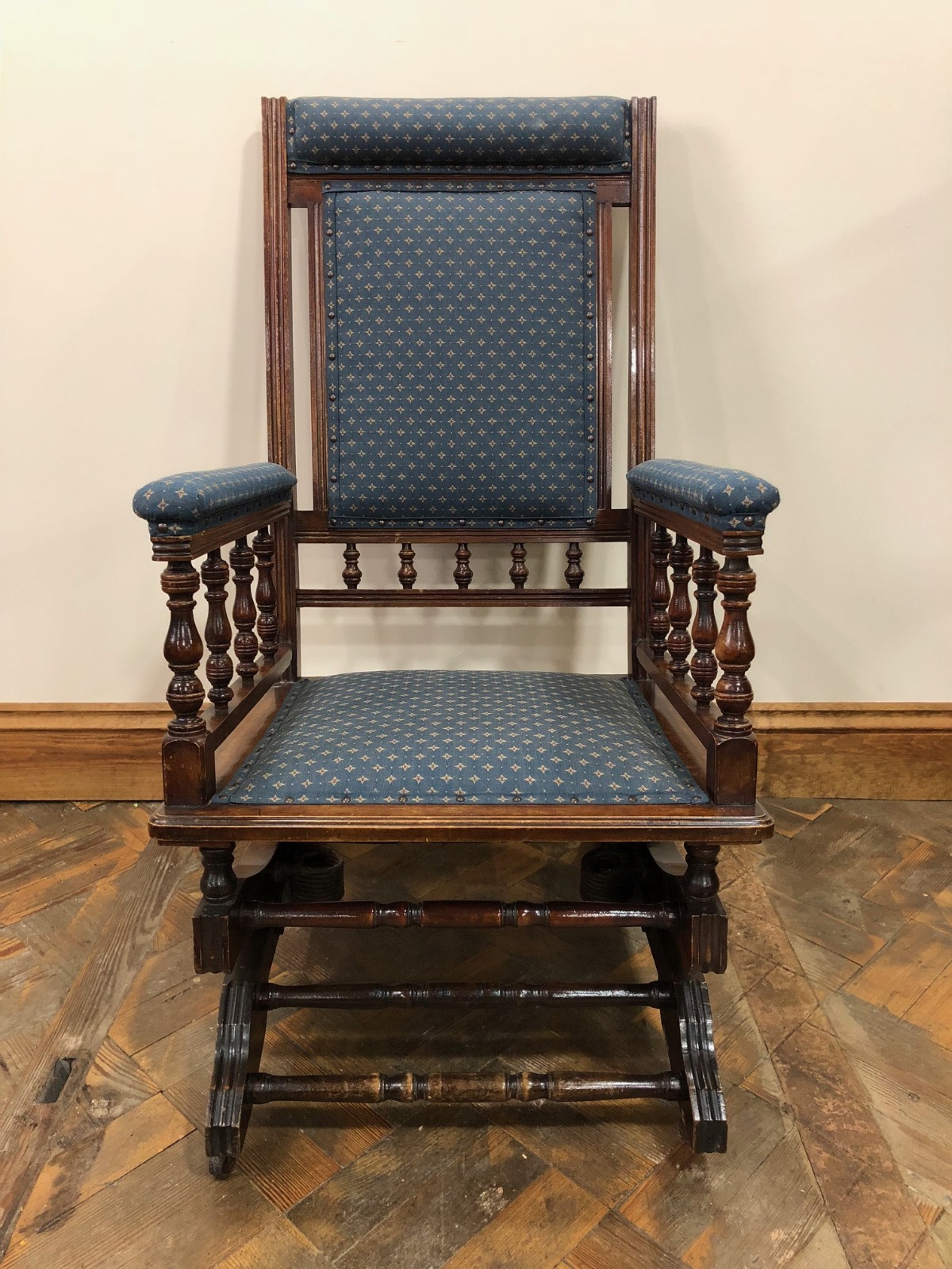Edwardian Mahogany American Style Rocking Armchair (1 of 1) Edwardian Mahogany American Style Rocking Armchair (1 of 1)