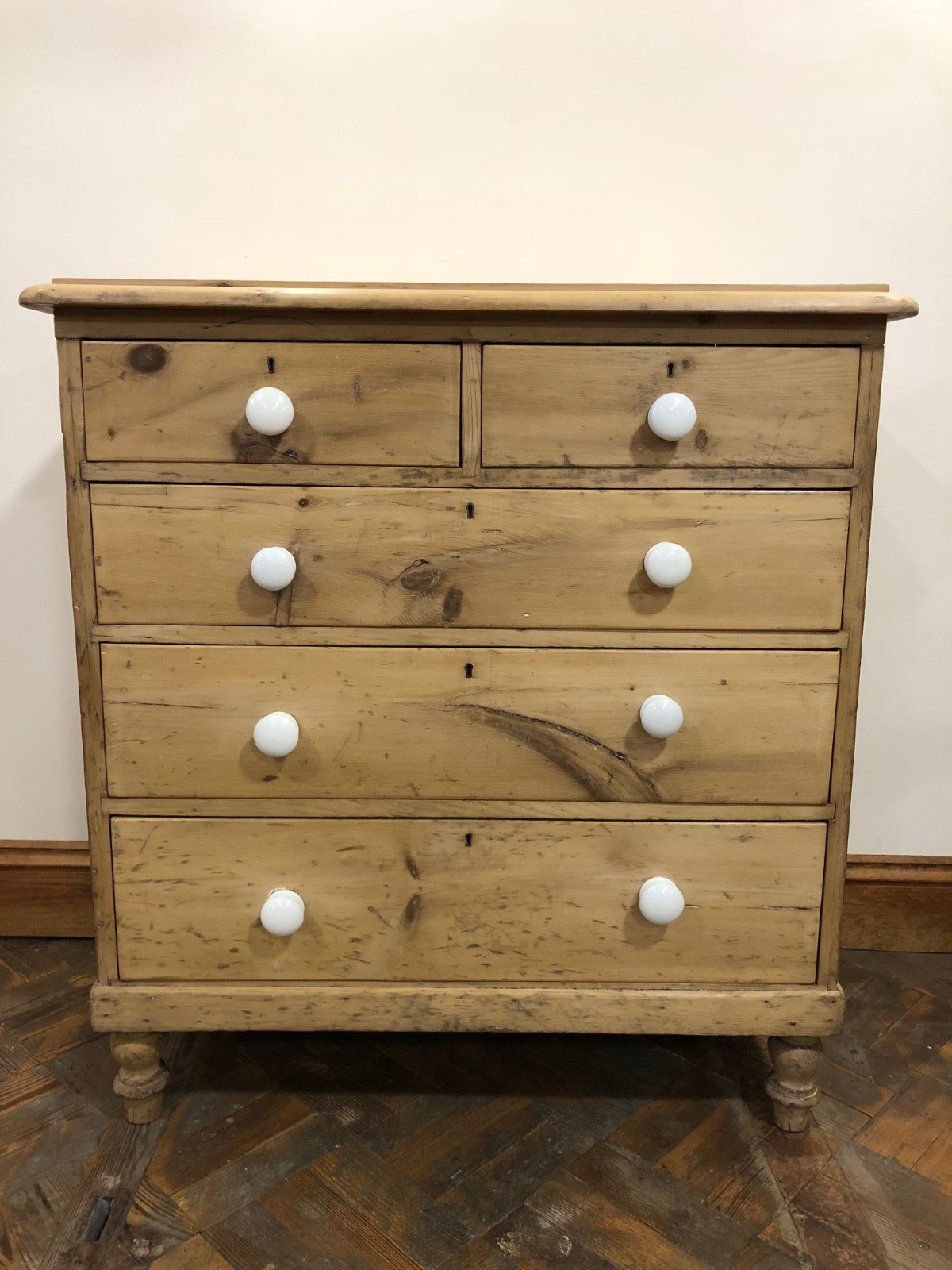 19th Century Country Style Stripped Pine Chest of Drawers (1 of 1) 19th Century Country Style Stripped Pine Chest of Drawers (1 of 1)