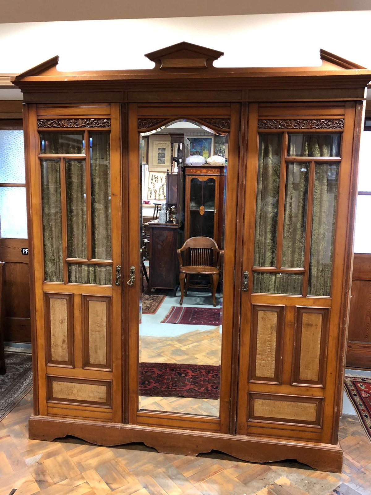 Early 20th Century Large Compactum Wardrobe (1 of 1) Early 20th Century Large Compactum Wardrobe (1 of 1)