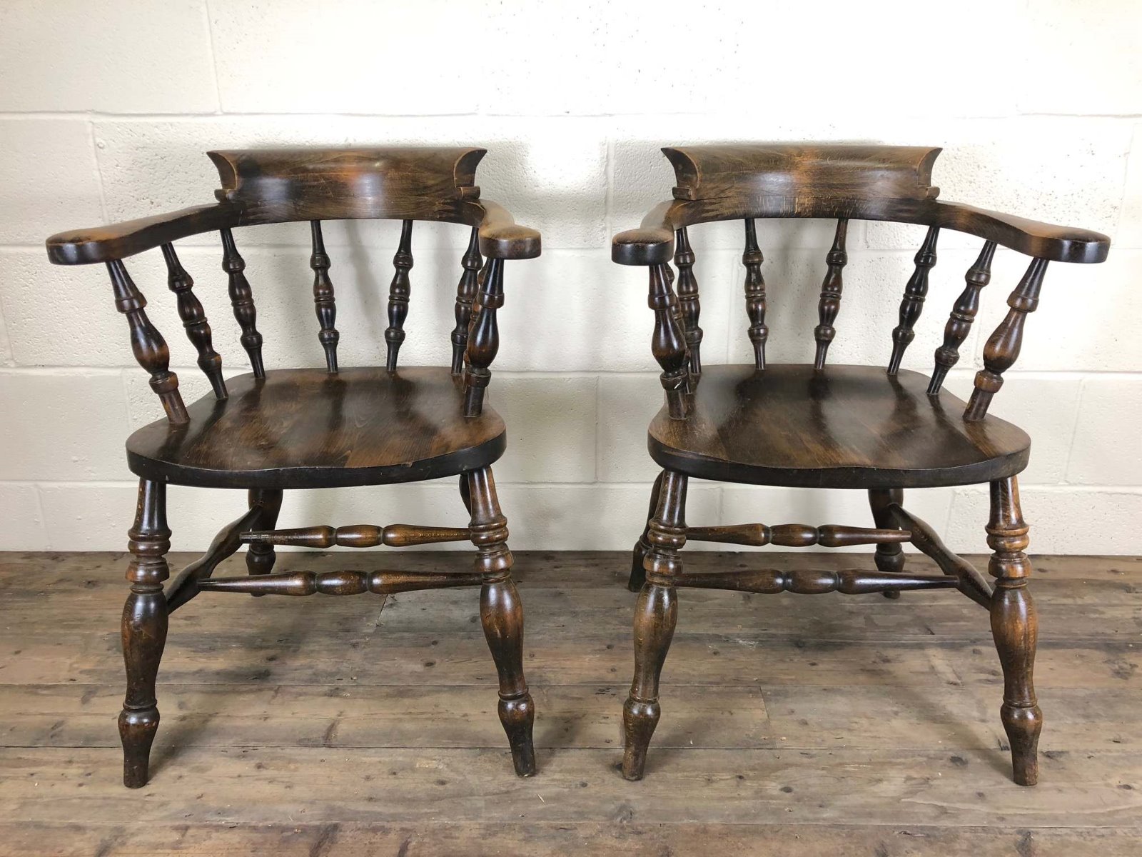 Pair of Ash & Elm Smoker’s Bow Chairs or Captain’s Chairs (1 of 1) Pair of Ash & Elm Smoker’s Bow Chairs or Captain’s Chairs (1 of 1)