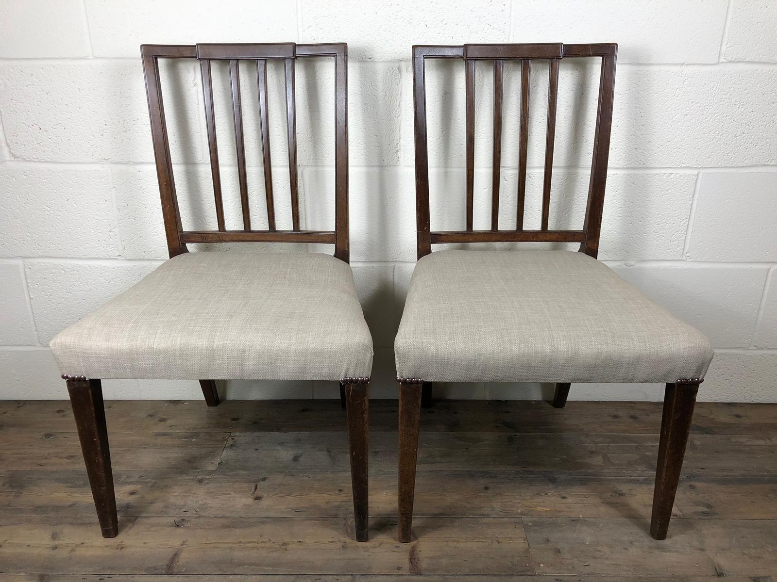 Pair of Wooden Framed Chairs 1920s (1 of 3) Pair of Wooden Framed Chairs 1920s (1 of 3)