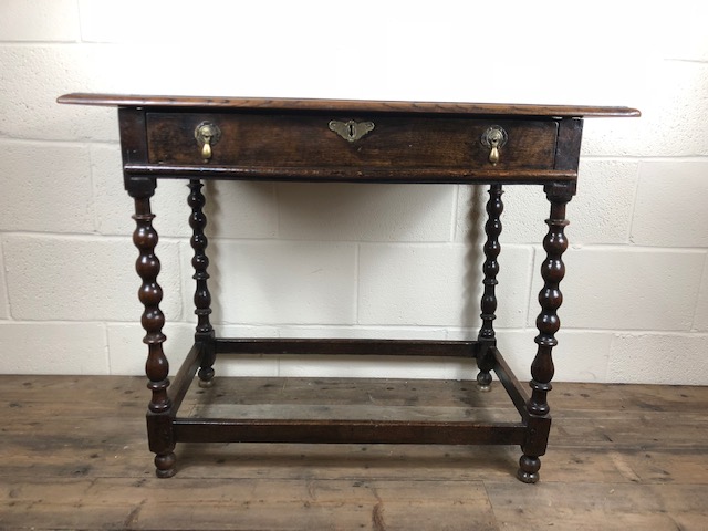 Antique 18th Century Oak Barley Twist VINTAGE STYLE BARLEY Twist Antique