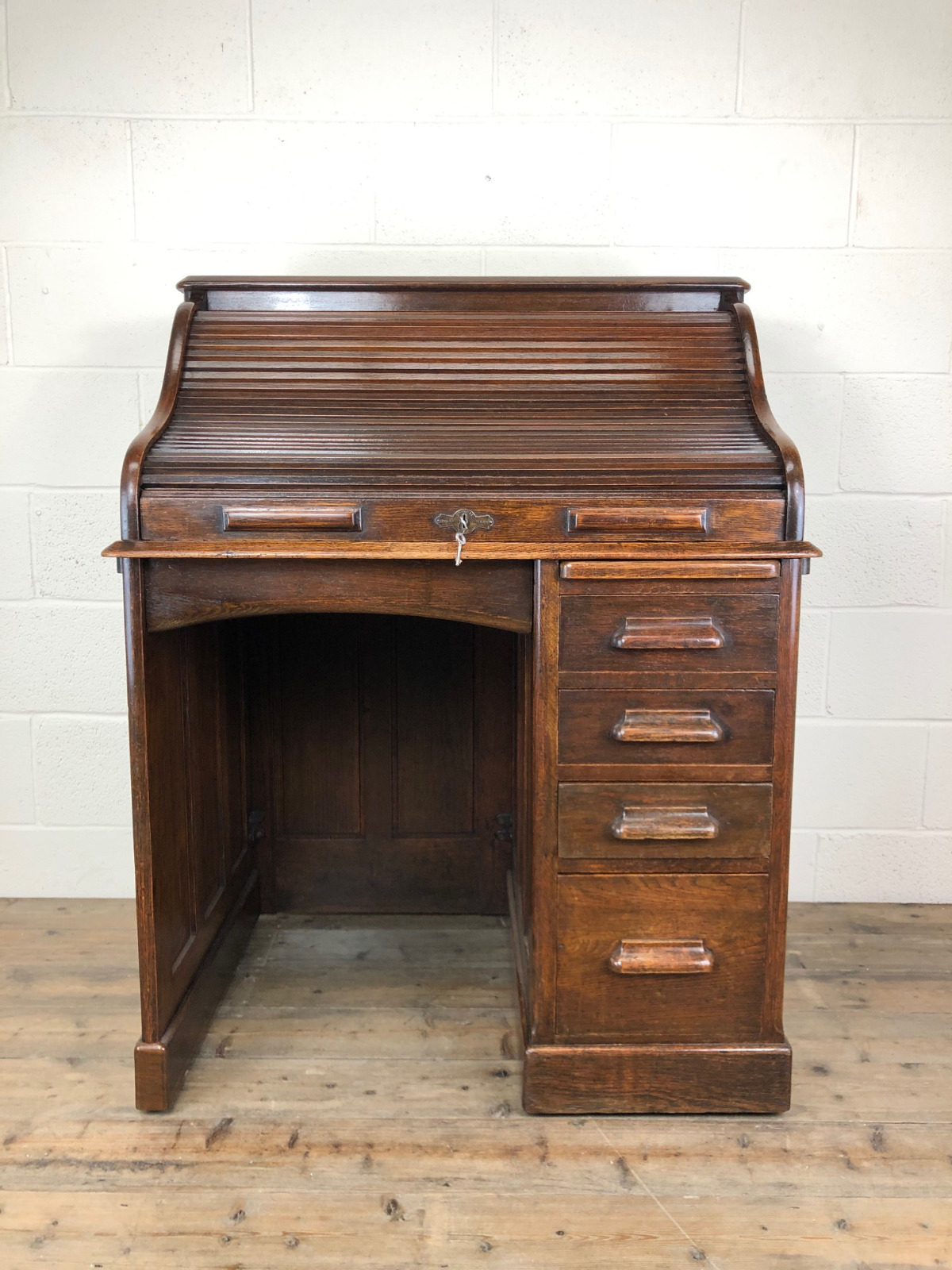 Antique Early 20th Century Oak Roll Top Desk (1 of 1) Antique Early 20th Century Oak Roll Top Desk (1 of 1)