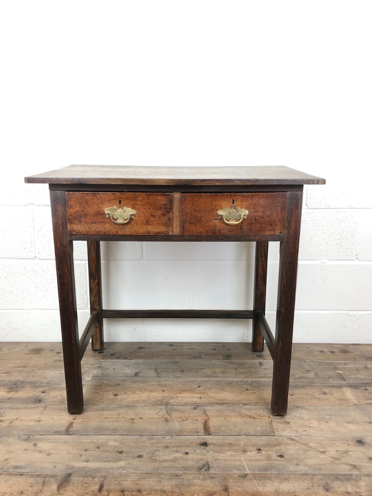 Antique Oak Console Table with Drawers (1 of 8) Antique Oak Console Table with Drawers (1 of 8)