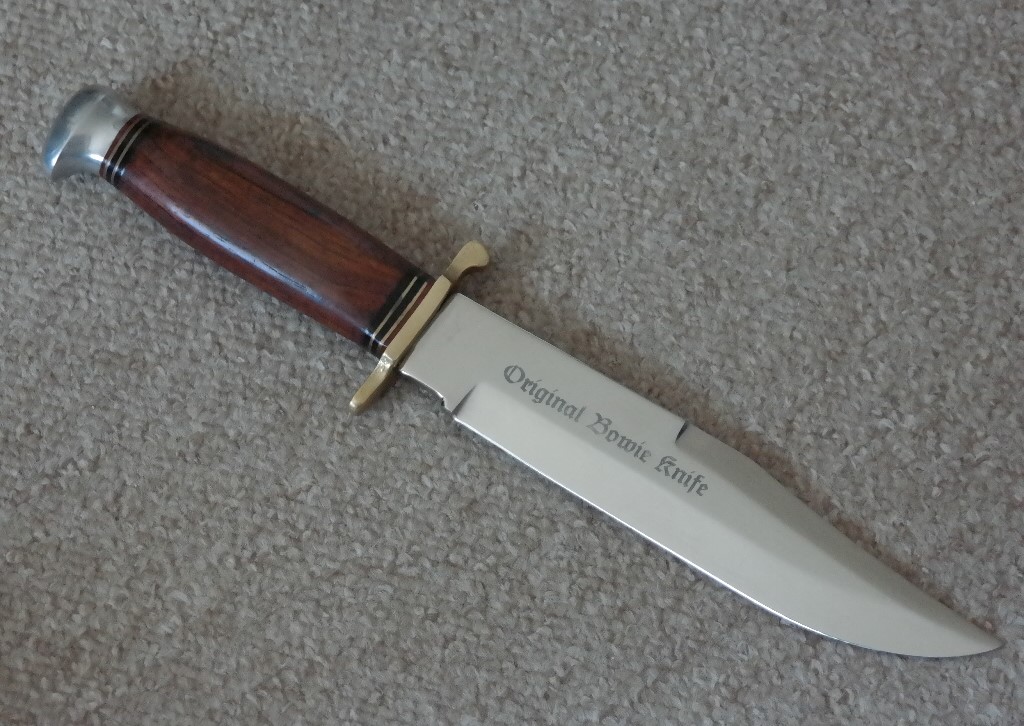 Sale - Excellent Vintage 12" Original Bowie Knife Sheath / Bowie Knife & Leather Sheath - Collectable/ Knives No 7G (1 of 1)