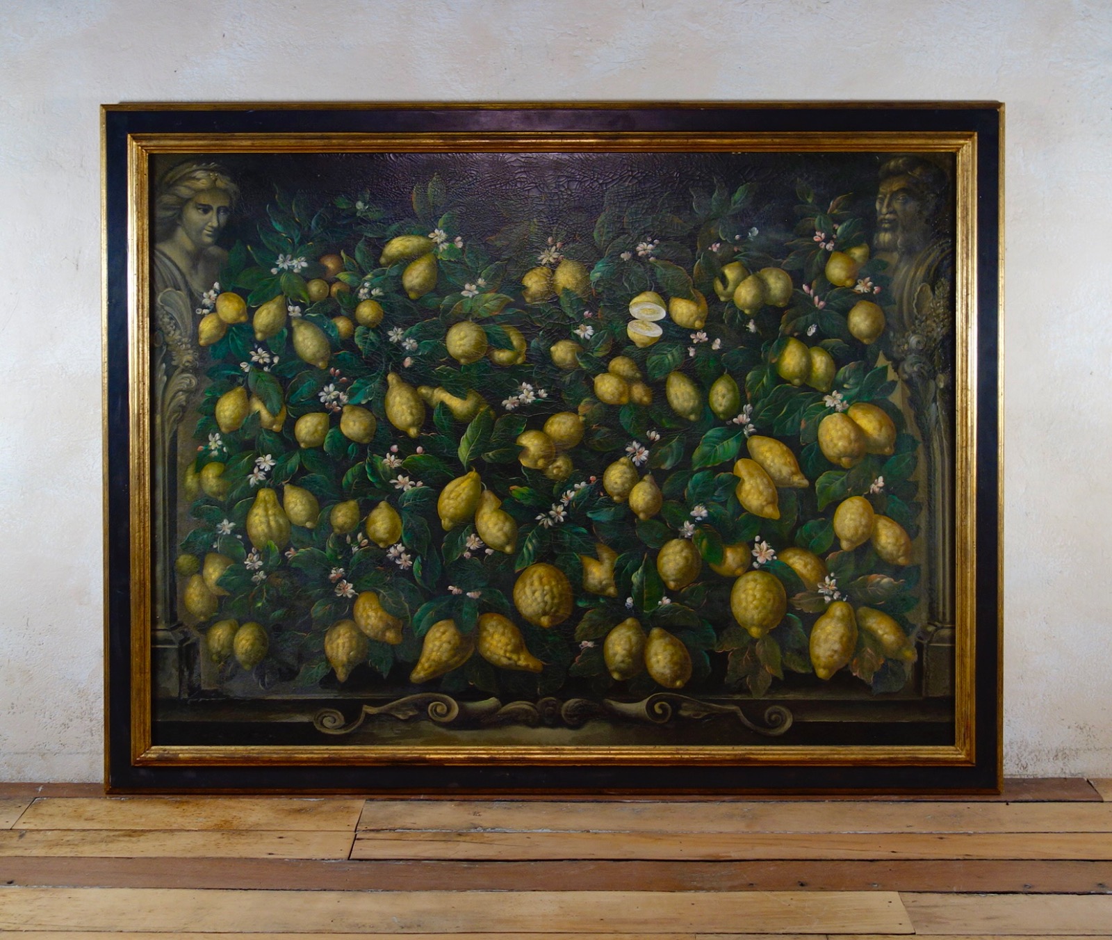 Large 'Studio of Miguel Canals' Oil Painting Still Life Lemons (1 of 1) Large 'Studio of Miguel Canals' Oil Painting Still Life Lemons (1 of 1)