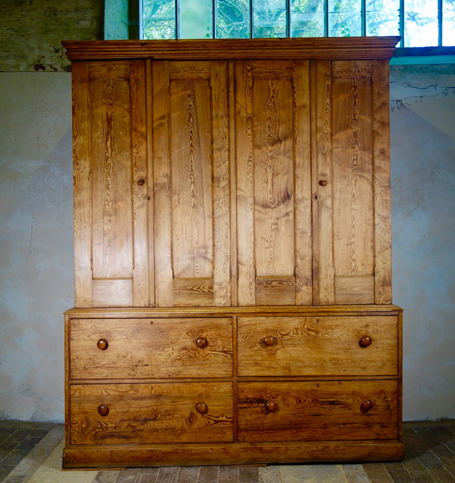 Antique Mid Victorian Large Housekeepers Cupboard (1 of 1) Antique Mid Victorian Large Housekeepers Cupboard (1 of 1)