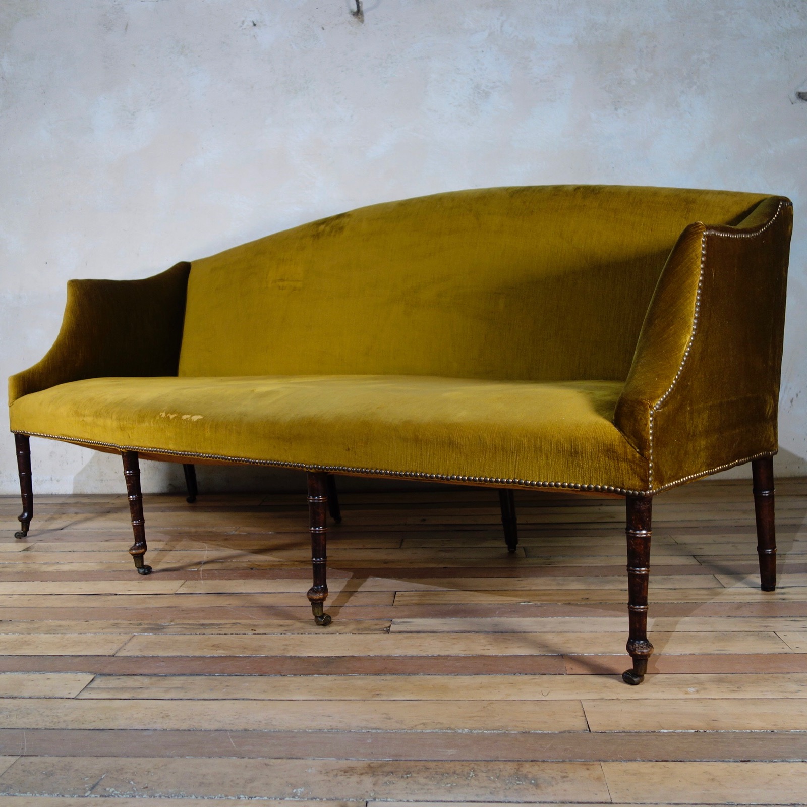 A George III Settee - Sofa Faux Bamboo - Yellow Georgian (1 of 13) A George III Settee - Sofa Faux Bamboo - Yellow Georgian (1 of 13)