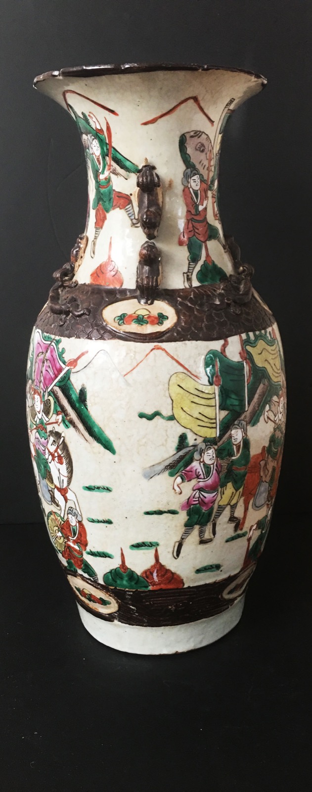 Early 20th Century Chinese Crackle Glaze Vase (1 of 8) Early 20th Century Chinese Crackle Glaze Vase (1 of 8)