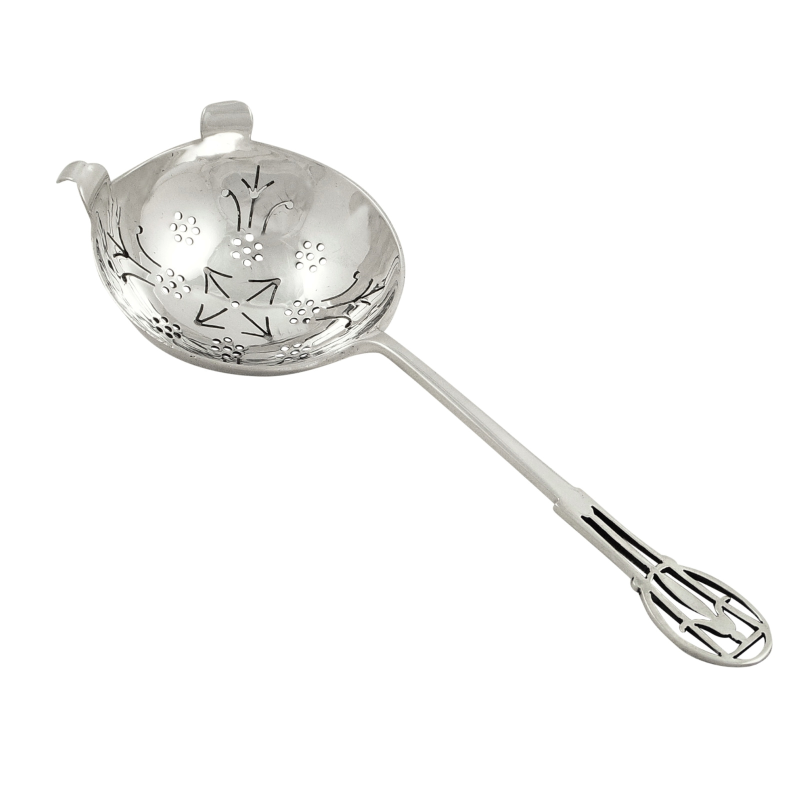 Antique Sterling Silver Tea Strainer 1942 7319 / LA111343