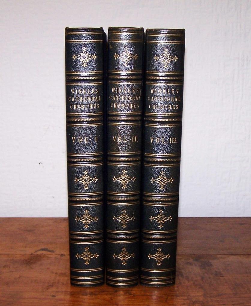 1851 Winkle's Cathedral Churches by Robert Garland, Complete in 3 Volumes (1 of 8) 1851 Winkle's Cathedral Churches by Robert Garland, Complete in 3 Volumes (1 of 8)