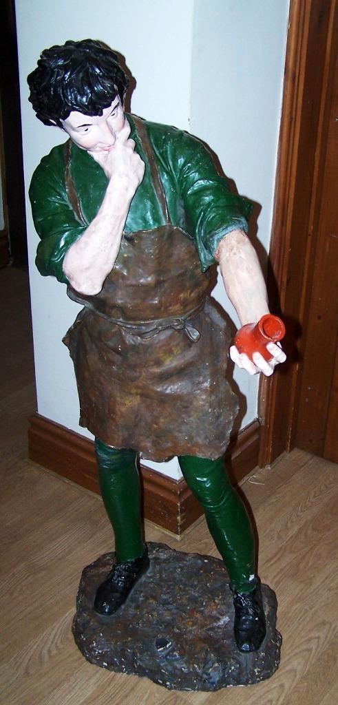 Large Plaster Figure of a Potter C.1883 (1 of 9) Large Plaster Figure of a Potter C.1883 (1 of 9)