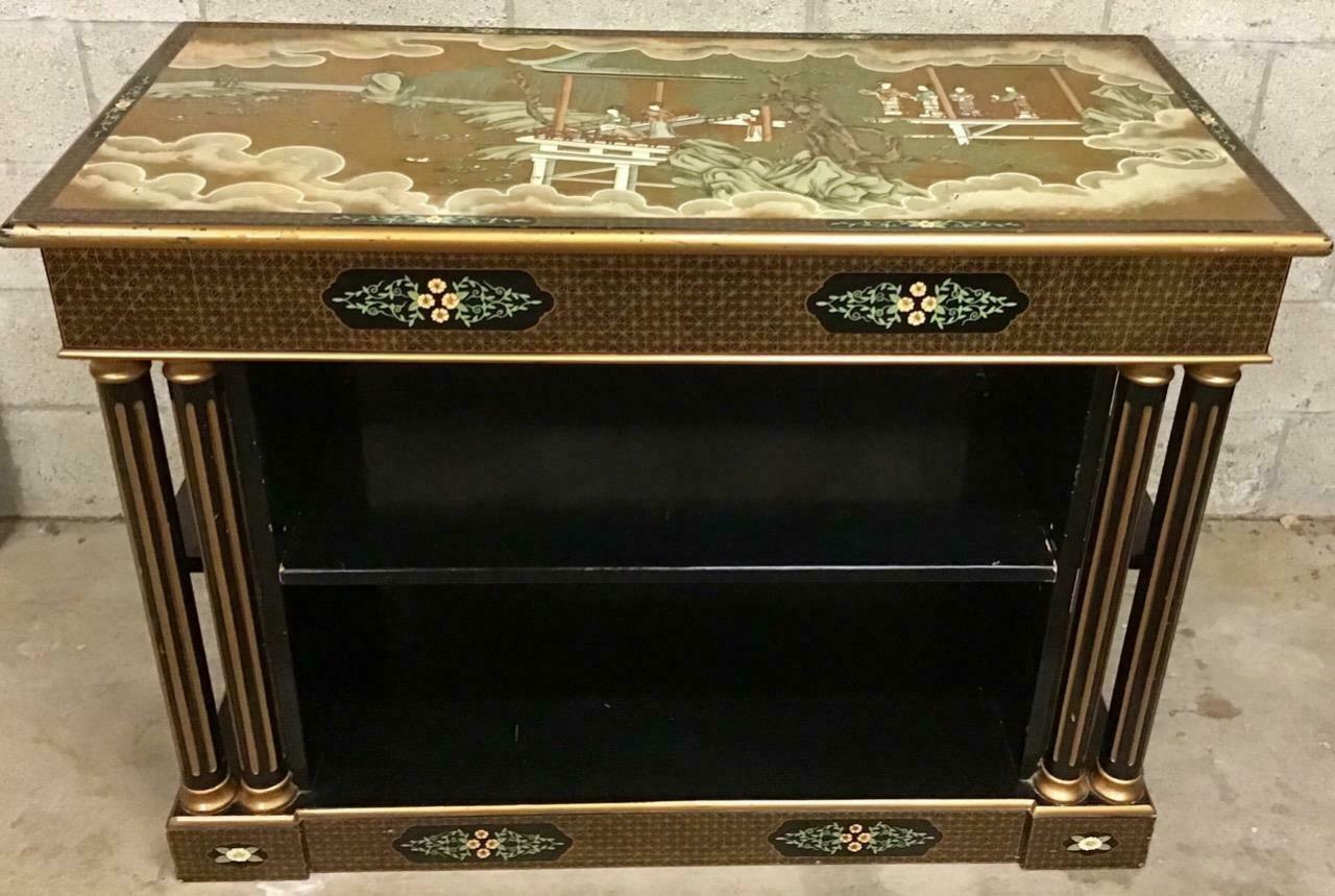 Chinese Chinoiserie Centre Table c.1930 (1 of 11)