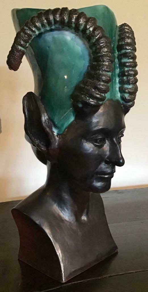 Mythical Ceramic Sculpture, Plant Holder (1 of 10) Mythical Ceramic Sculpture, Plant Holder (1 of 10)