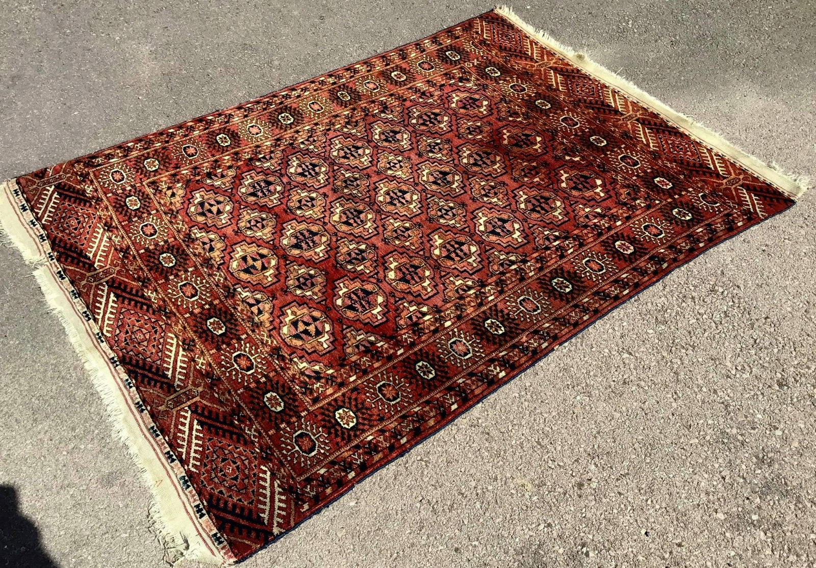 Hand Woven Tekke Rug c.1940 (1 of 6)