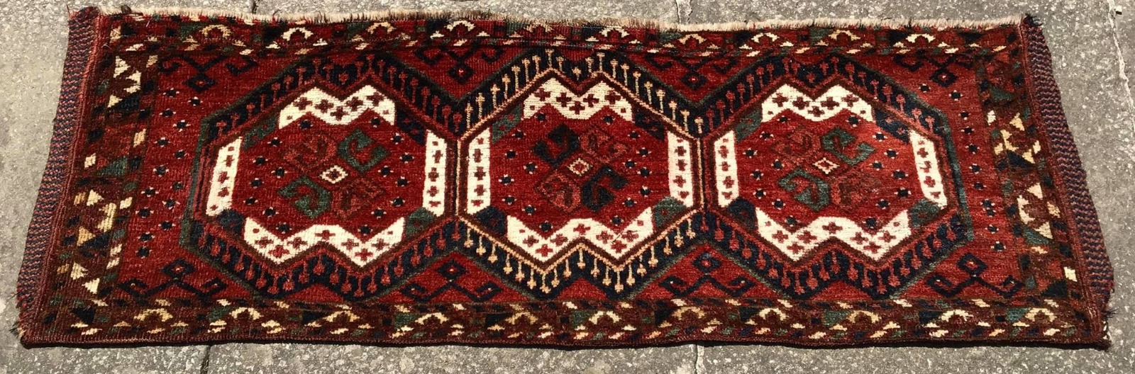 Hand Woven Ersari Torba Bag Face c.1920 (1 of 6)