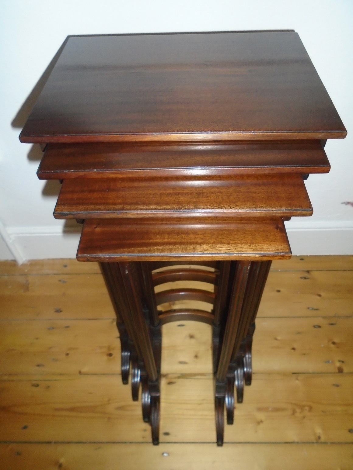 Nest of Four Tables c.1920 (1 of 9) Nest of Four Tables c.1920 (1 of 9)