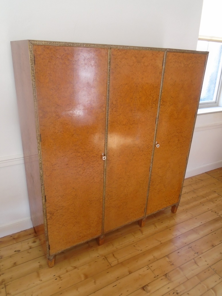 Art Deco Amboyna Wardrobe (1 of 1) Art Deco Amboyna Wardrobe (1 of 1)