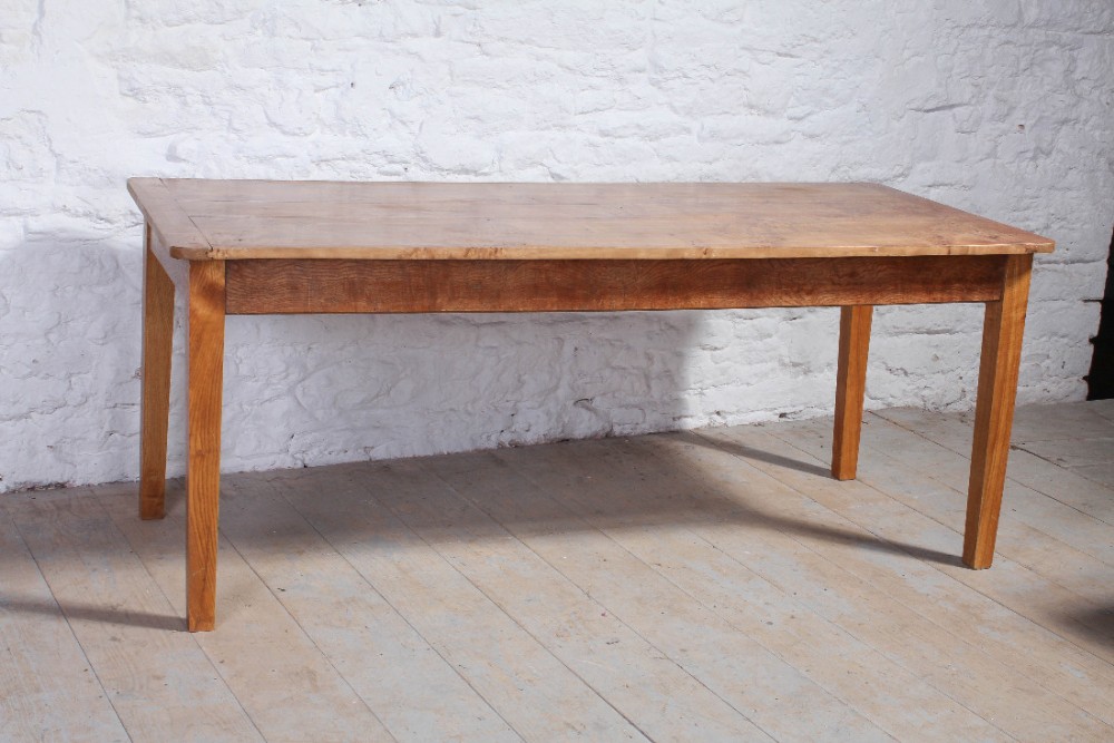 Beautiful Elm French Farmhouse Table c.1900 (1 of 1) Beautiful Elm French Farmhouse Table c.1900 (1 of 1)