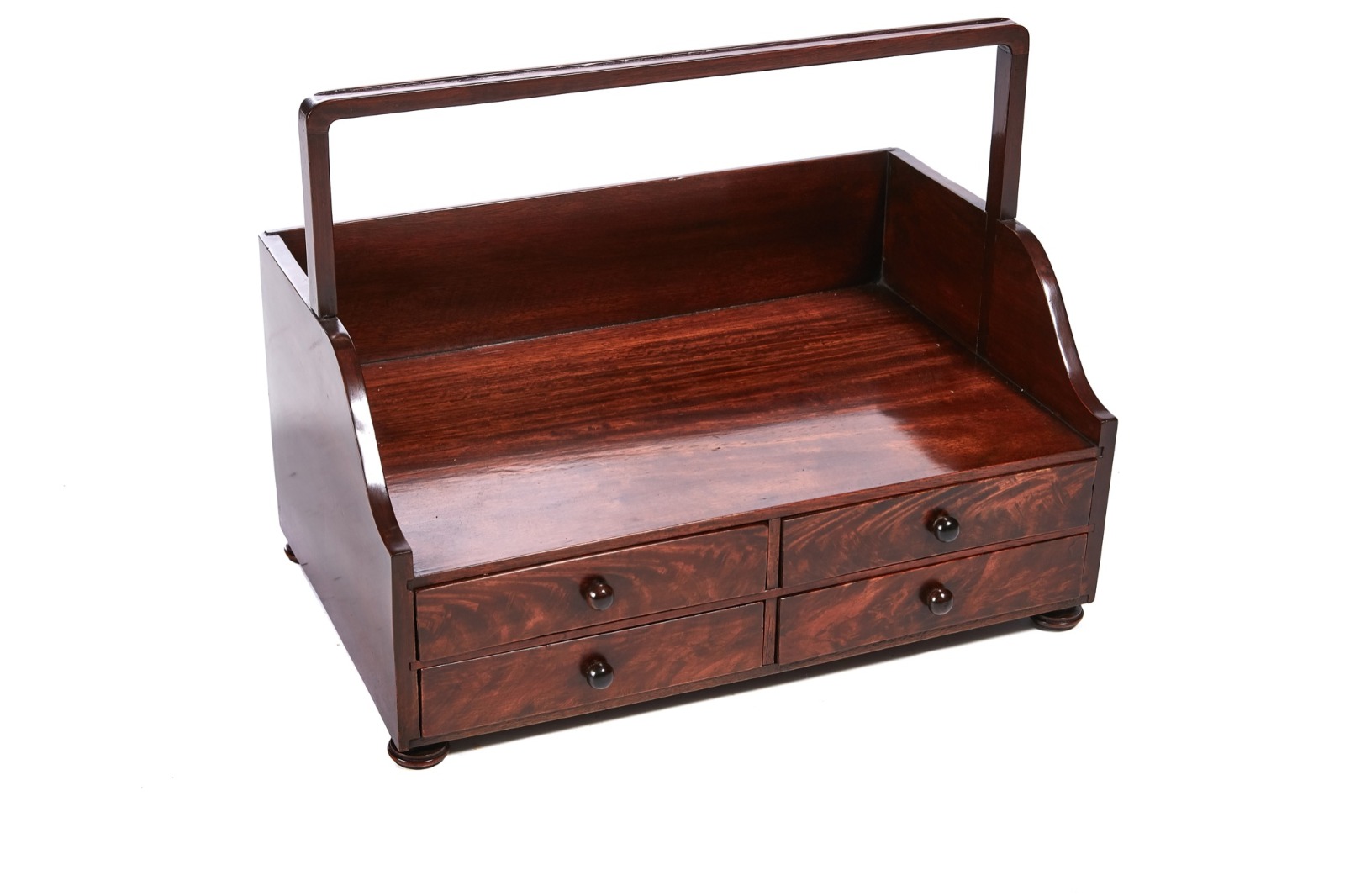 Late Regency Mahogany 4 Drawer Book Carrier (1 of 1) Late Regency Mahogany 4 Drawer Book Carrier (1 of 1)