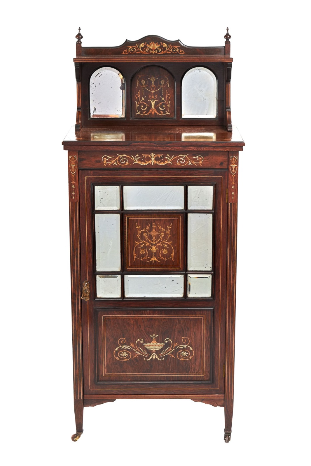 Edwardian Inlaid Rosewood Music Cabinet (1 of 1) Edwardian Inlaid Rosewood Music Cabinet (1 of 1)