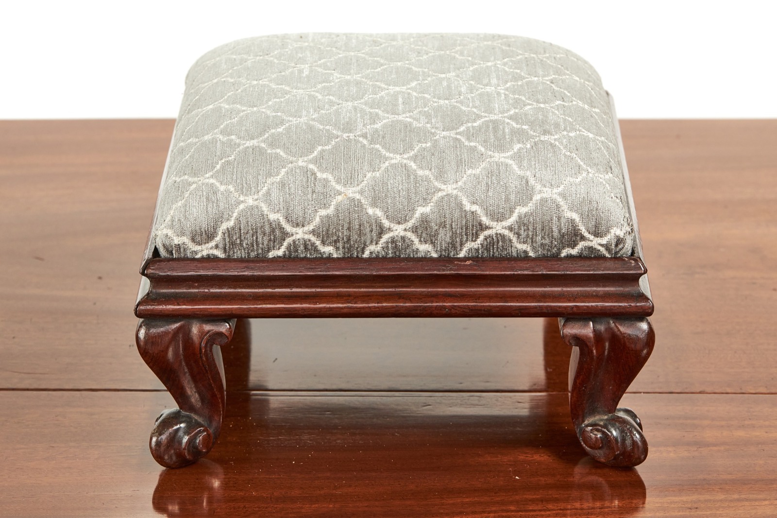 Small Victorian Mahogany Framed Foot Stool (1 of 1) Small Victorian Mahogany Framed Foot Stool (1 of 1)