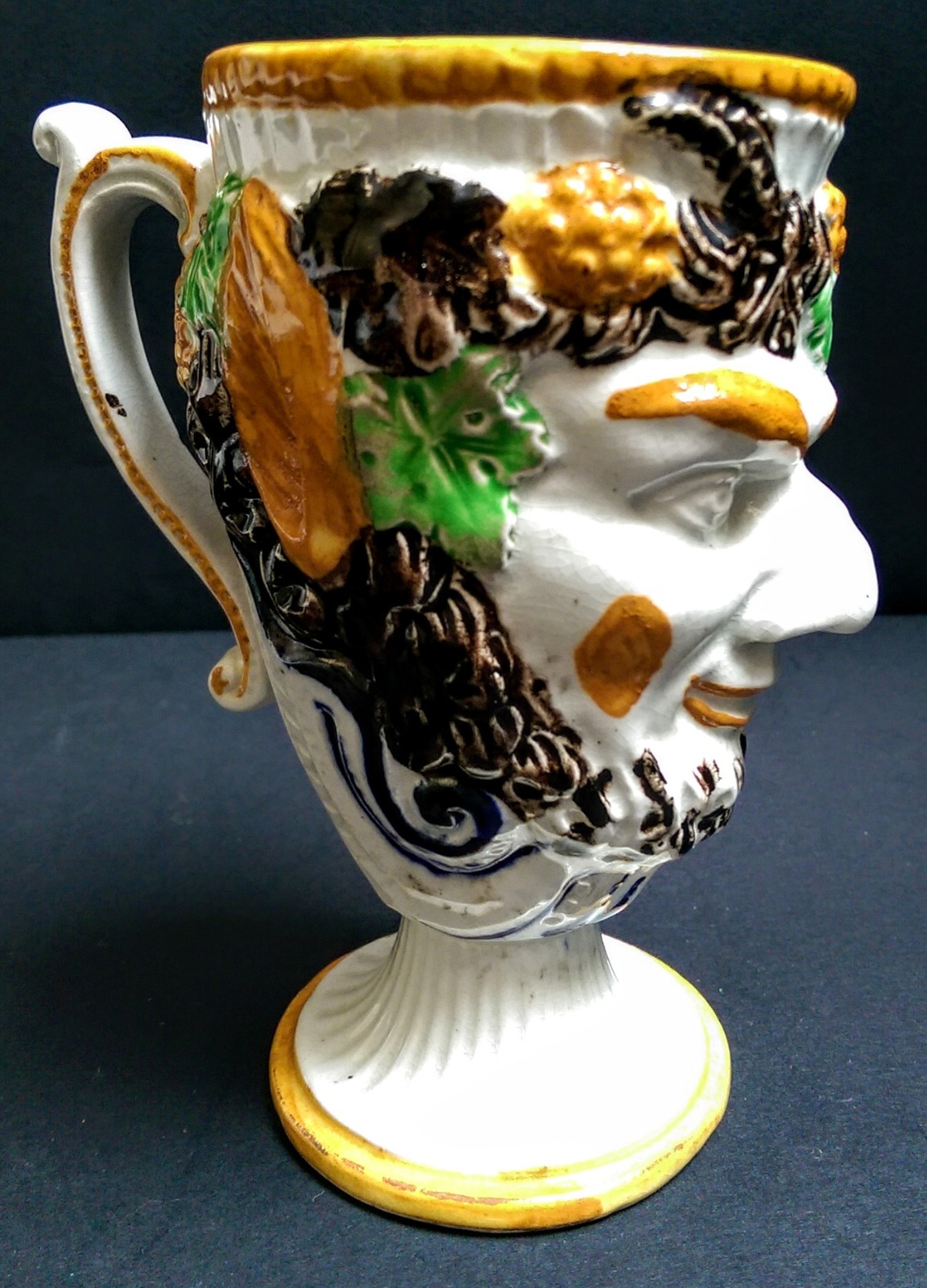Prattware Satyr Frog Mug c.1800 (1 of 7)
