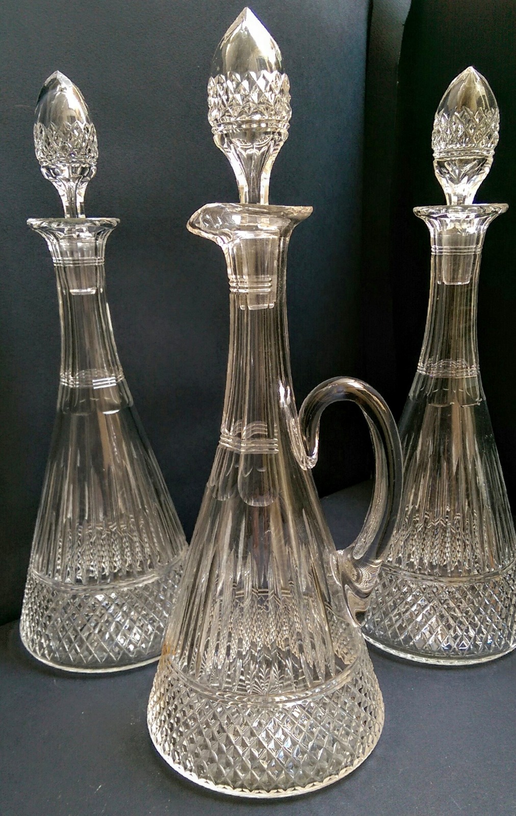 Magnificent Set of Art Deco Decanters c.1920 (1 of 7)