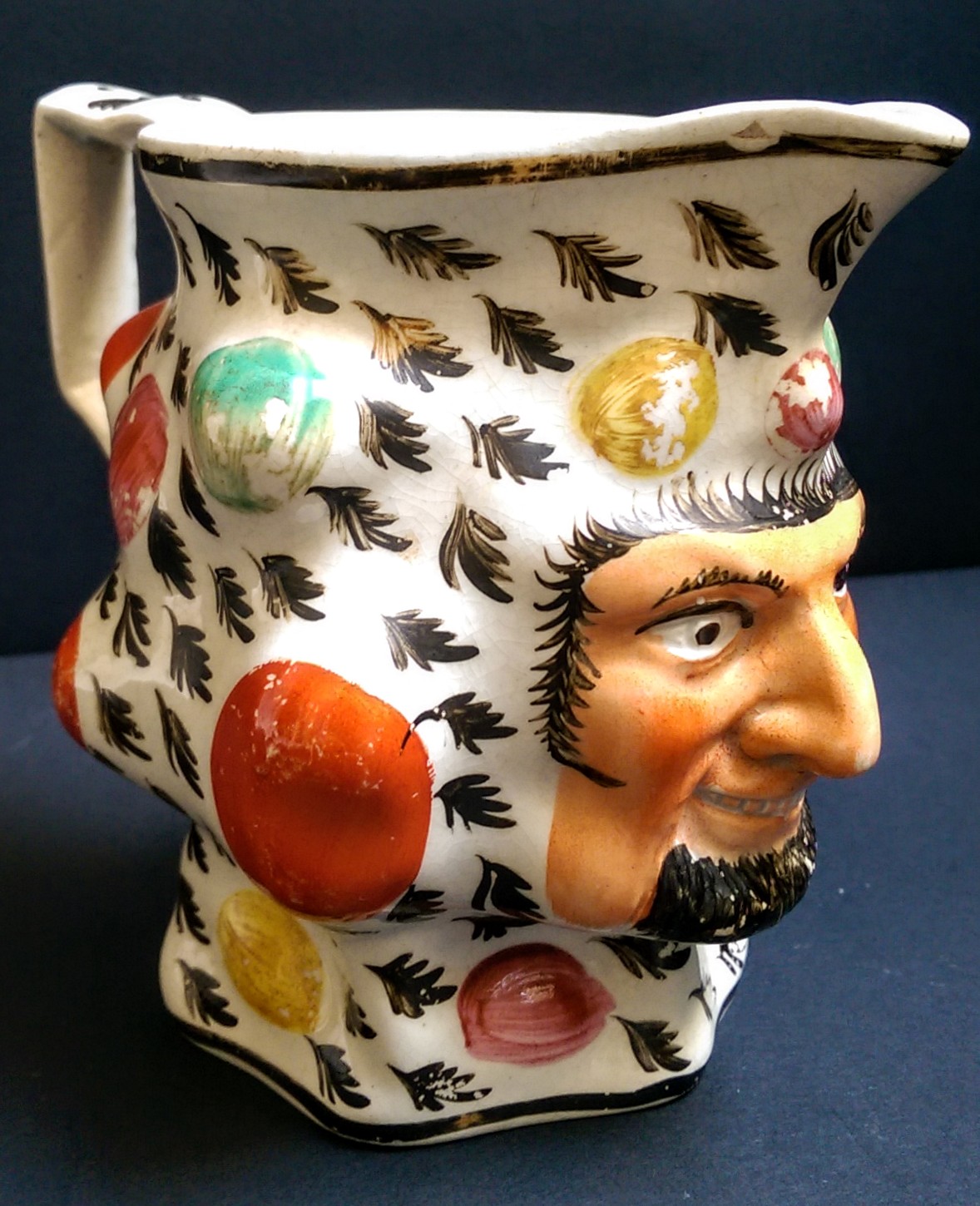 Prattware Satyr Jug c.1800 (1 of 7)